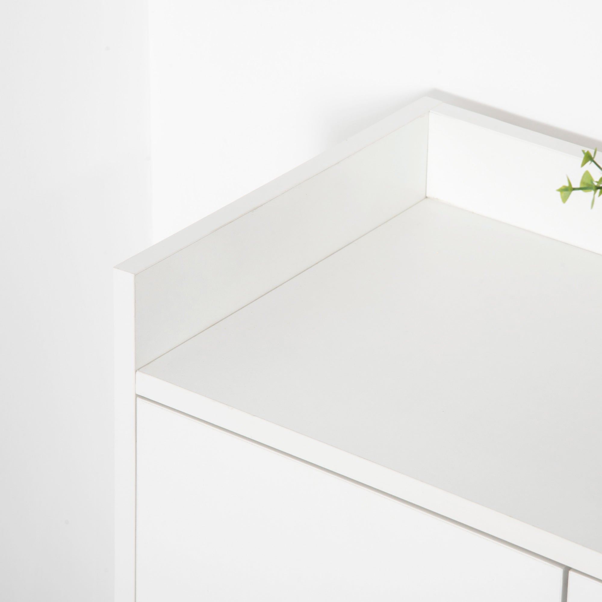 HOMCOM Modern Shoe Cabinet Storage Organizer with Doors and Shelves for Hallway & Entryway, 60L x 30W x 92Hcm, White - North Peak Garden Furniture