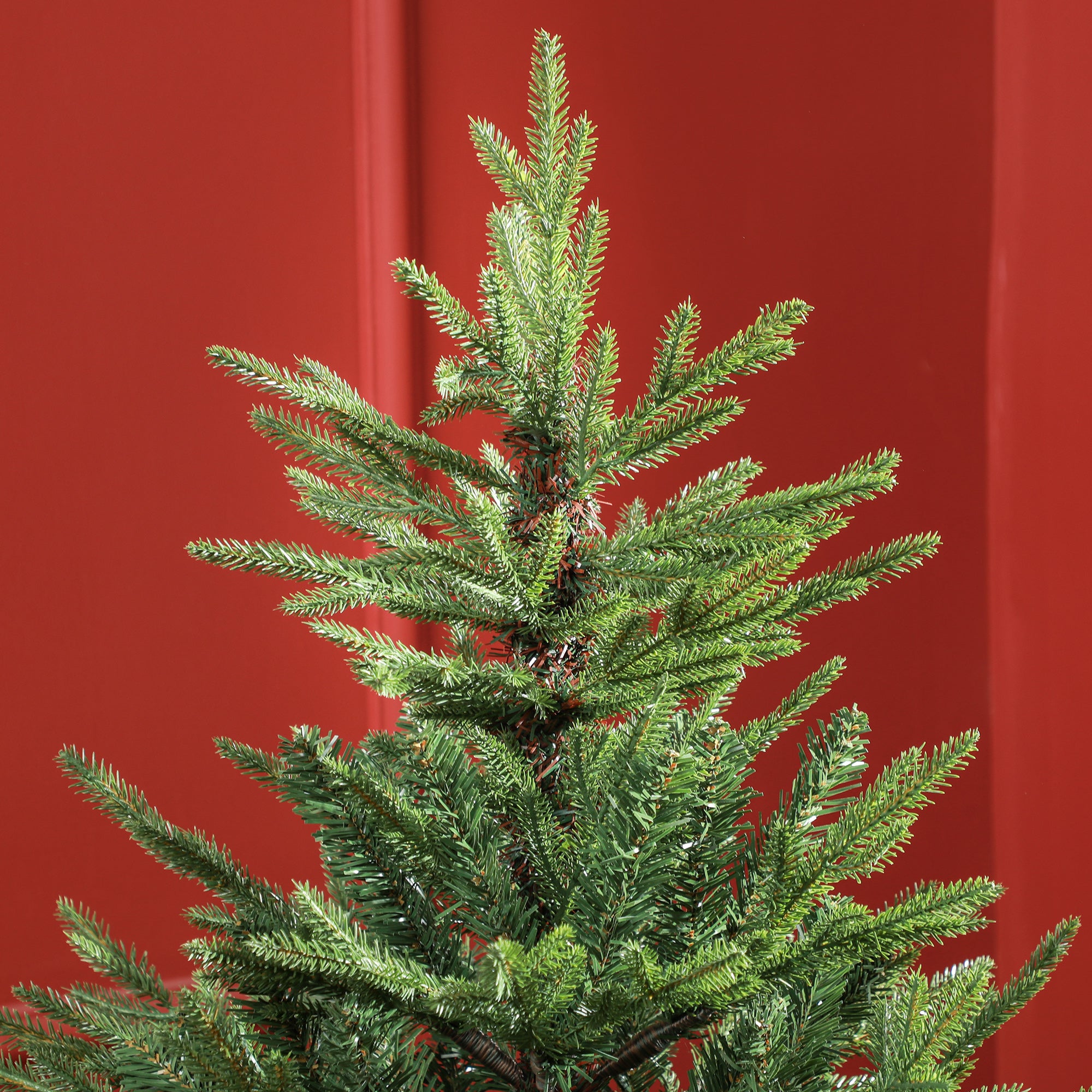 HOMCOM 5ft Bushy and Bare Artificial Christmas Tree - Green - North Peak Garden Furniture