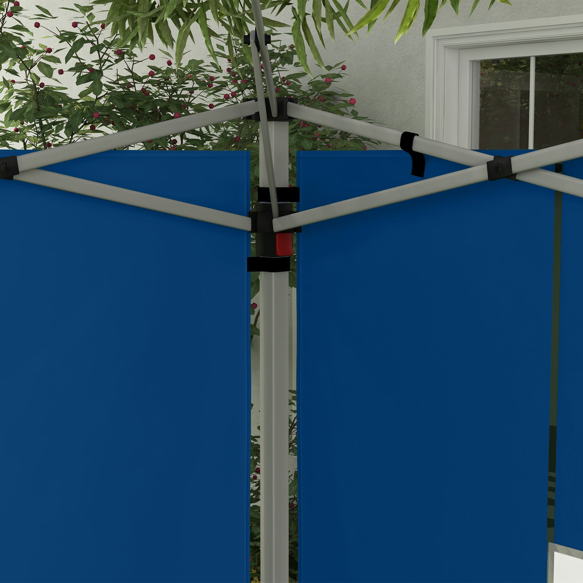 Outsunny Set of 2 Gazebo Side Panels - Blue - North Peak Garden Furniture
