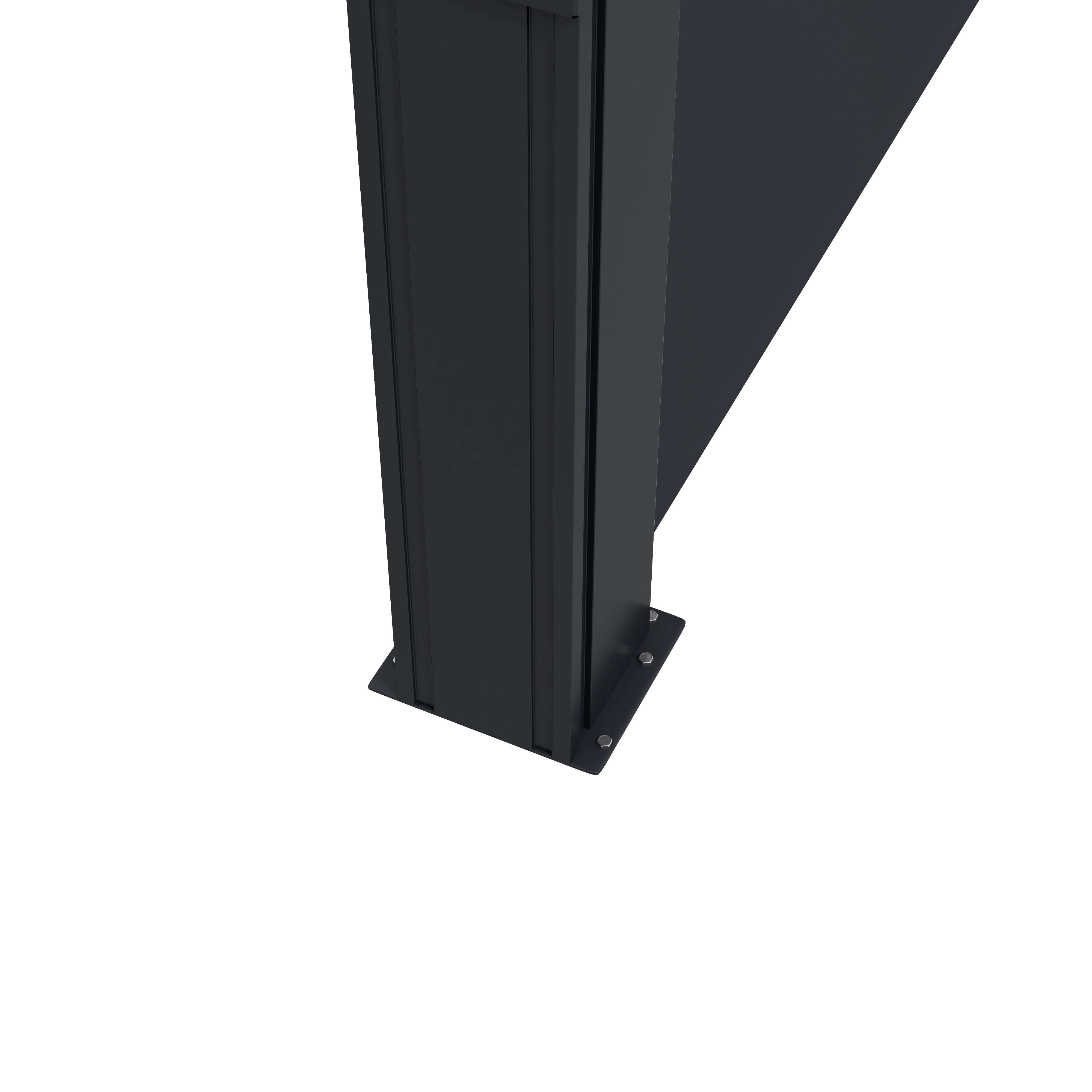 Outsunny Retractable Side Awning, Outdoor Privacy Screen for Garden, Hot Tub, Balcony, Terrace, Pool, 400 x 160cm, Black - North Peak Garden Furniture