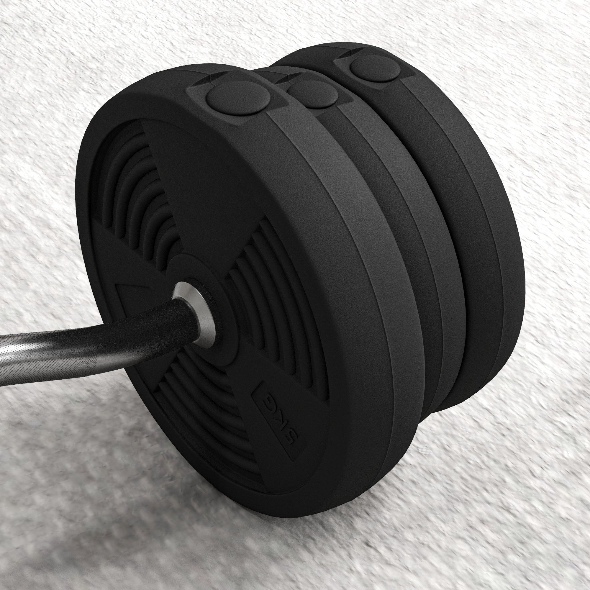 SPORTNOW 25kg Barbell Set, Adjustable Weights with Curl bar and Non-Slip Handle, for Women and Men Weight Lifting Training - North Peak Garden Furniture