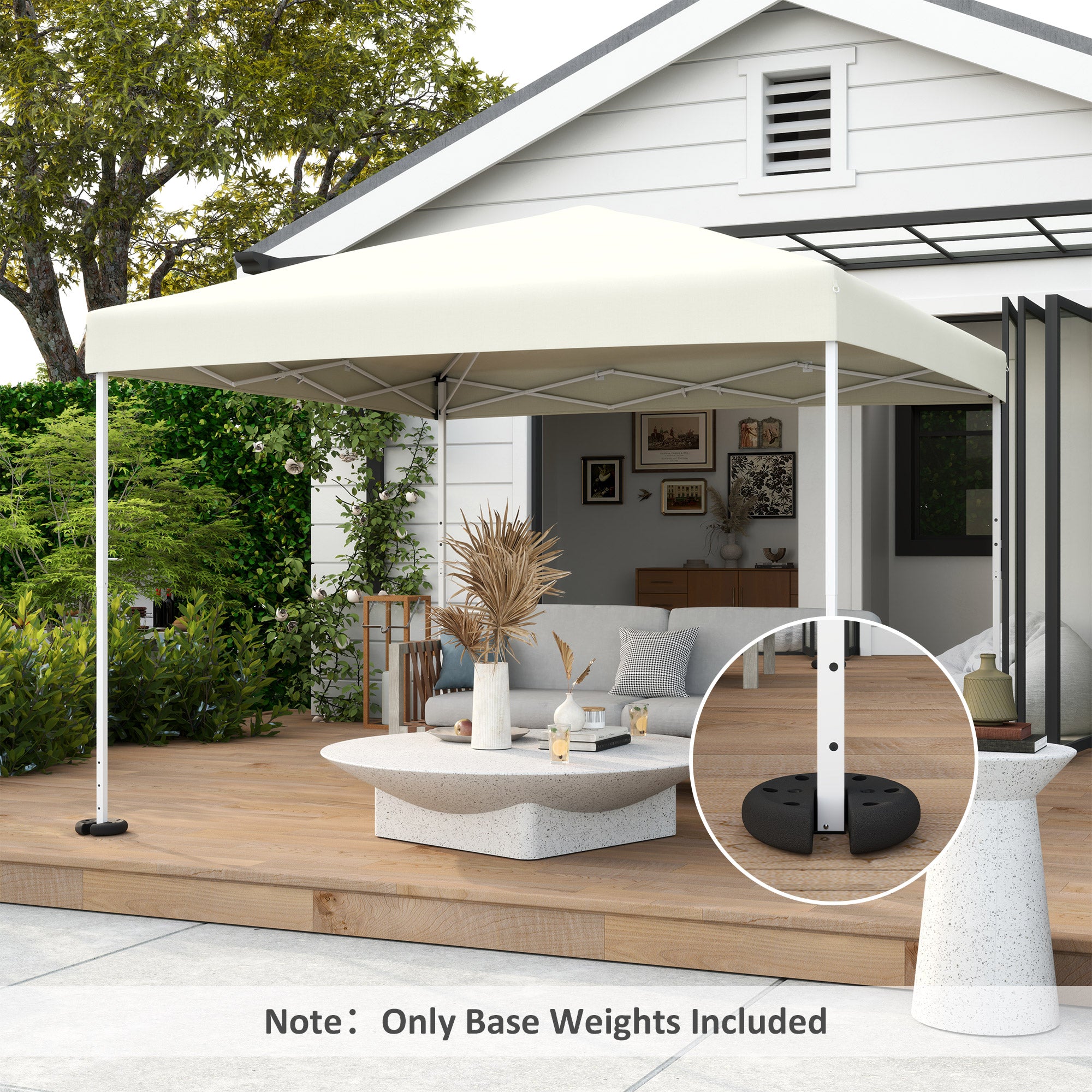 Outsunny Set of 4 PCs Gazebo Sand Weight Bag Bags Leg Weights Marquee Party Tent Canopy 8.8KG - North Peak Garden Furniture