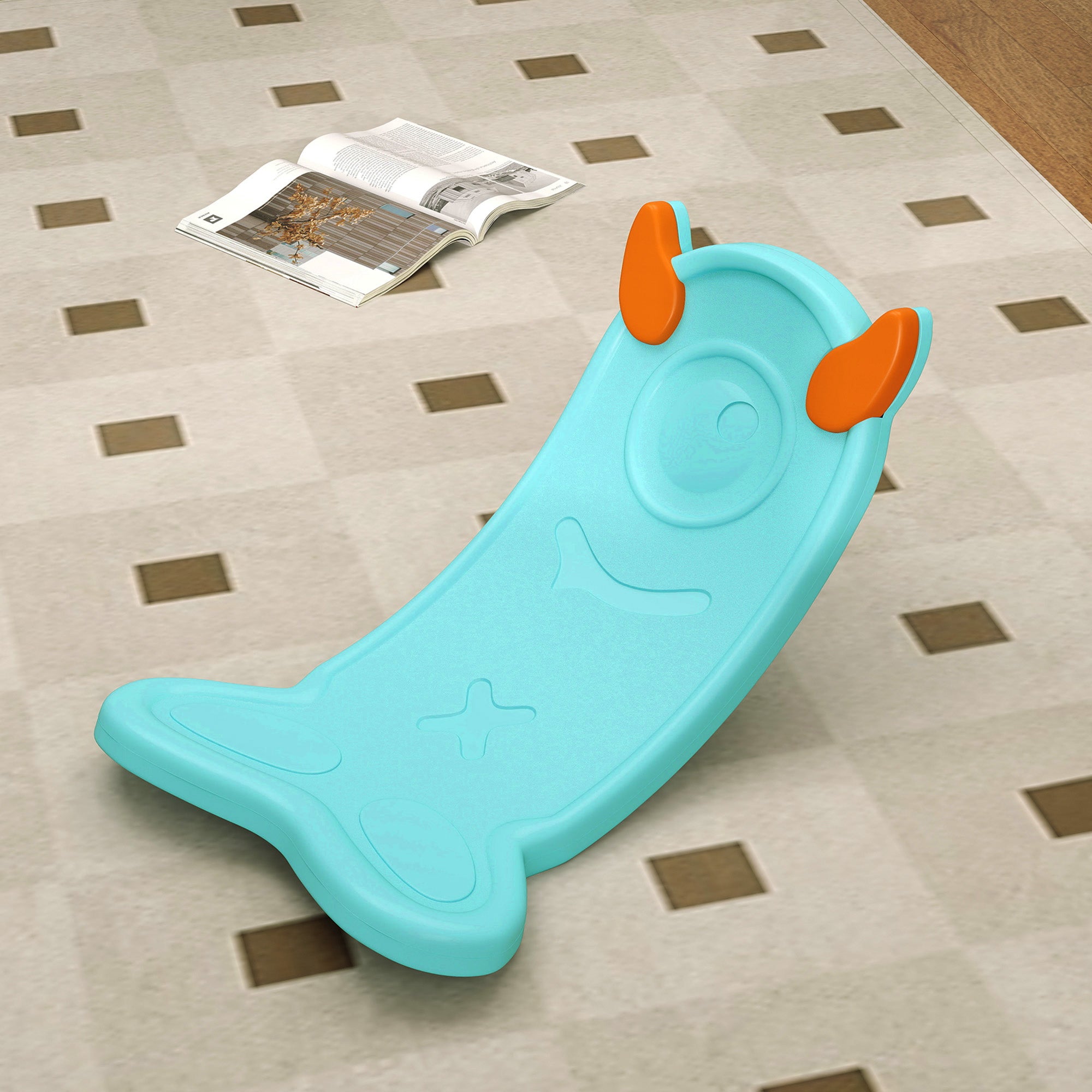 AIYAPLAY Balance Board for Kids Balance Training & Sensory Play, Light Blue - North Peak Garden Furniture