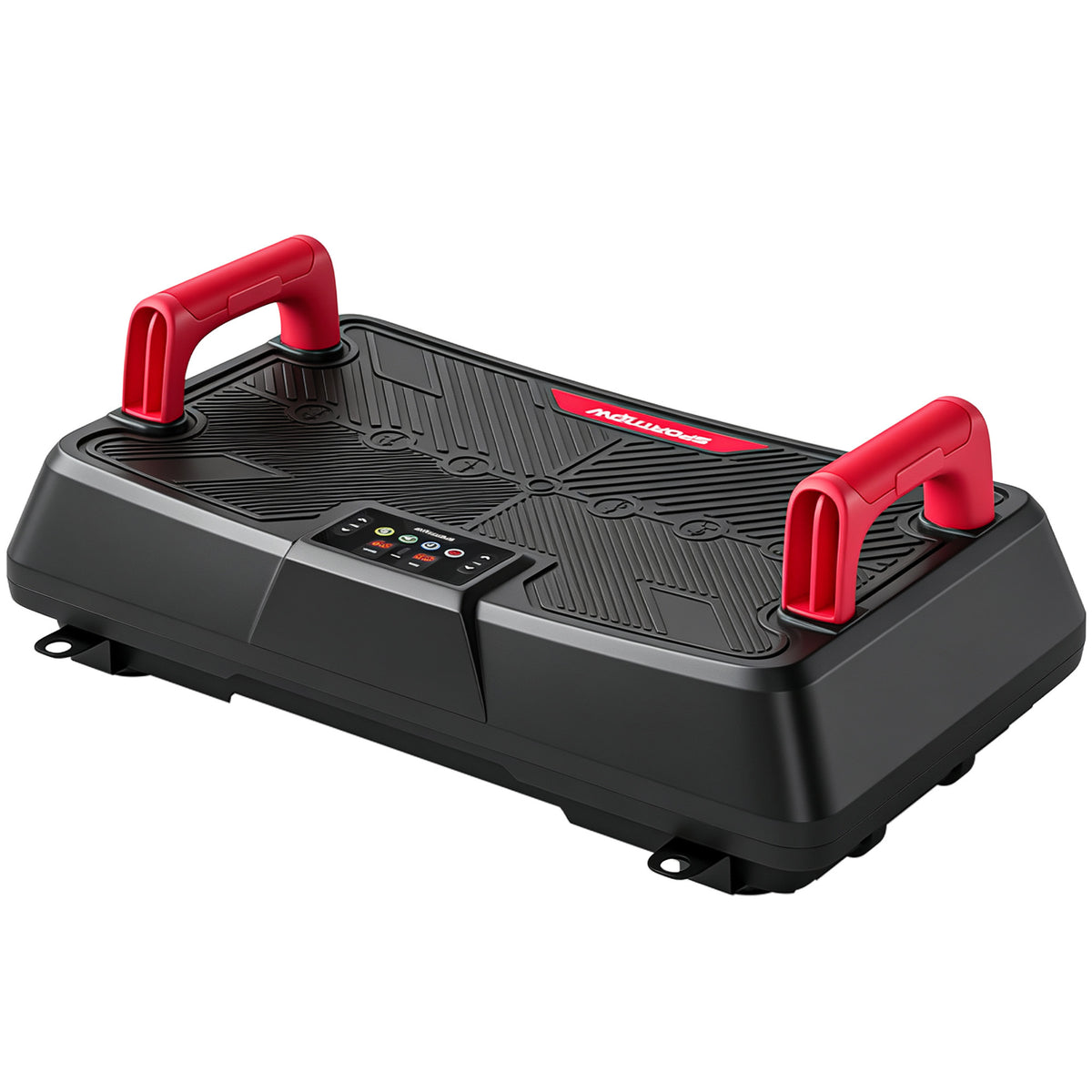 SPORTNOW Vibration Plate Exercise Machine with 99 Speed Levels, 3 Programs, Quiet Vibrating Plate with Resistance Bands