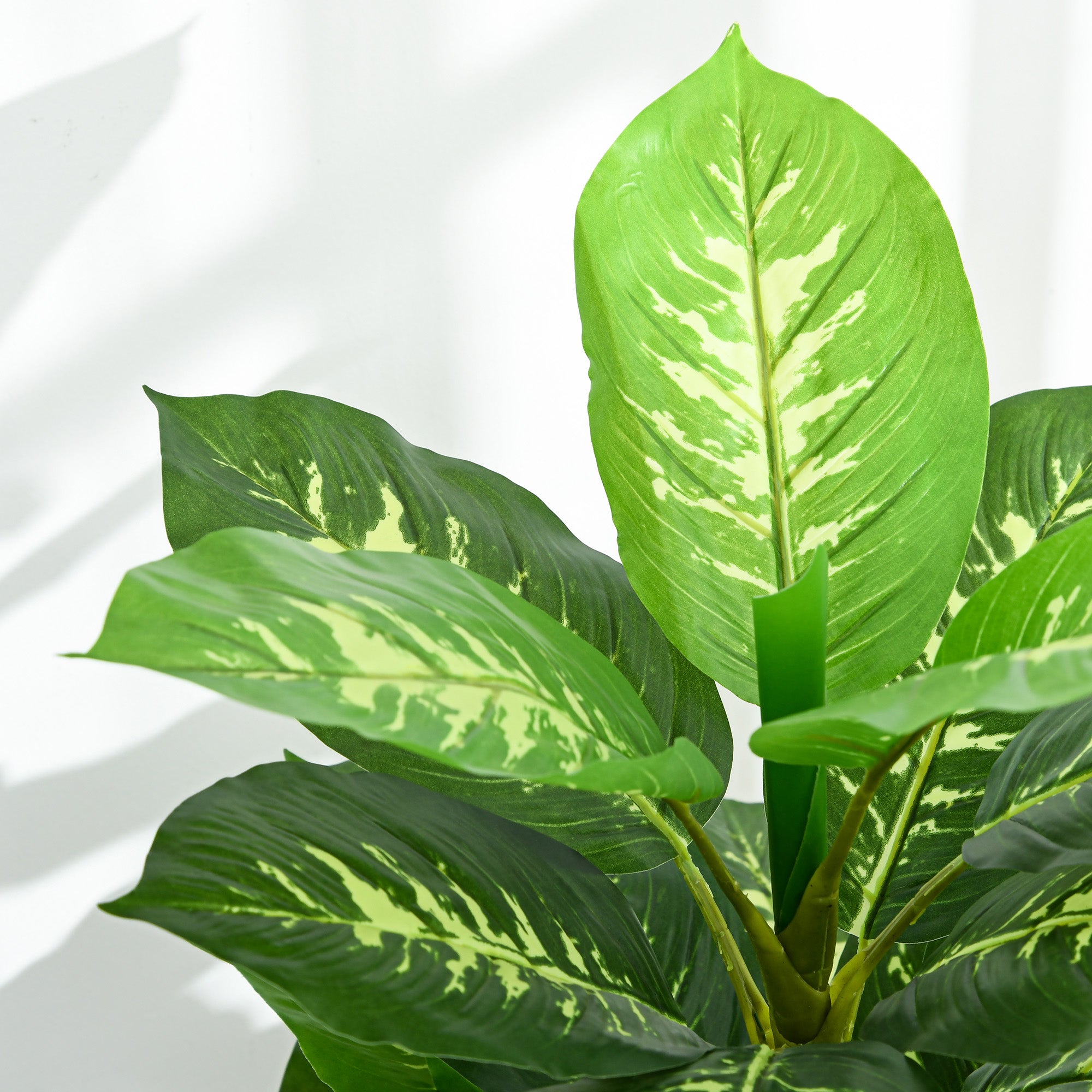 HOMCOM Artificial Evergreen Tree Fake Decorative Plant in Nursery Pot for Indoor Outdoor Decor, 120cm - North Peak Garden Furniture