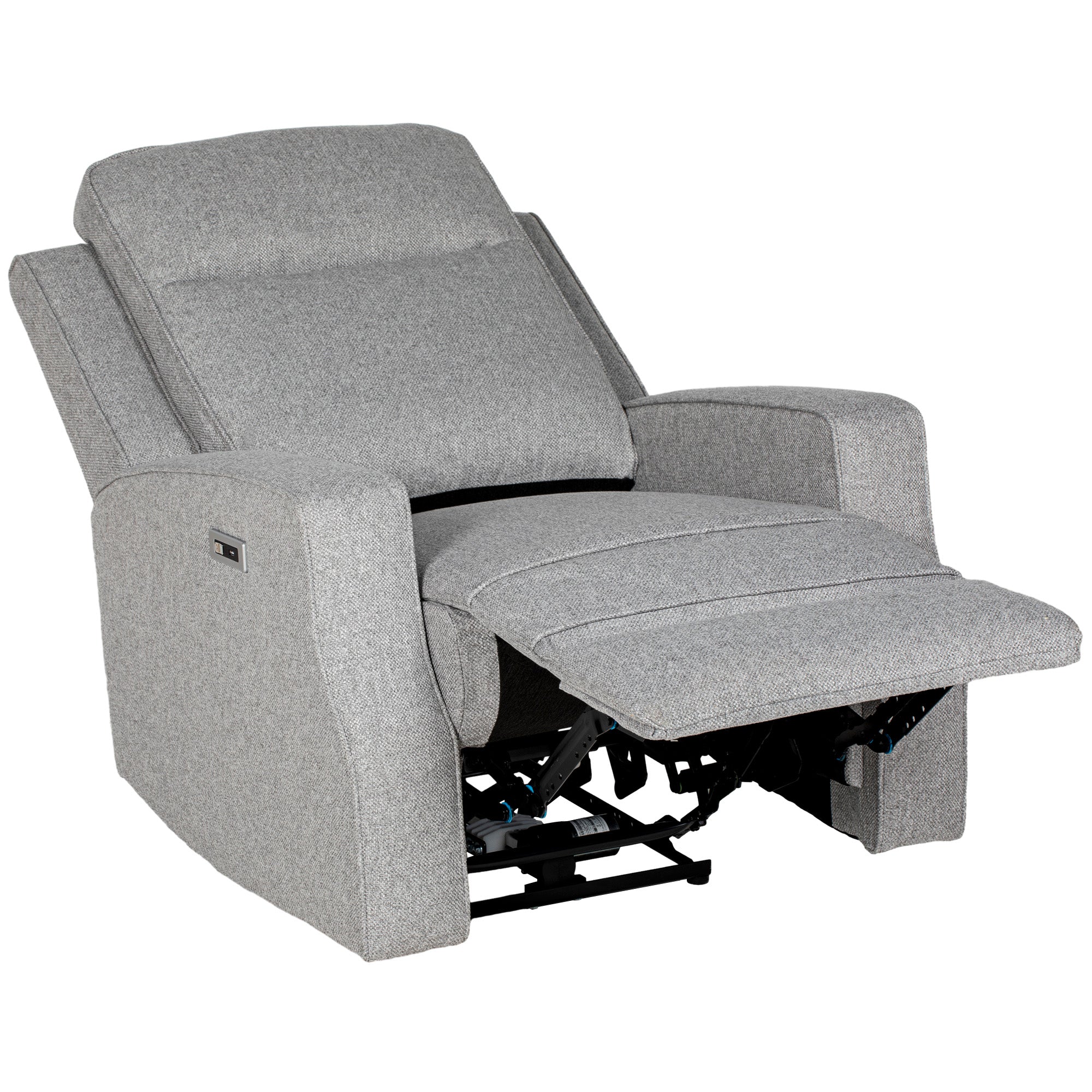 HOMCOM 150° Electric Reclining Chair, with USB port and Footrest - Grey