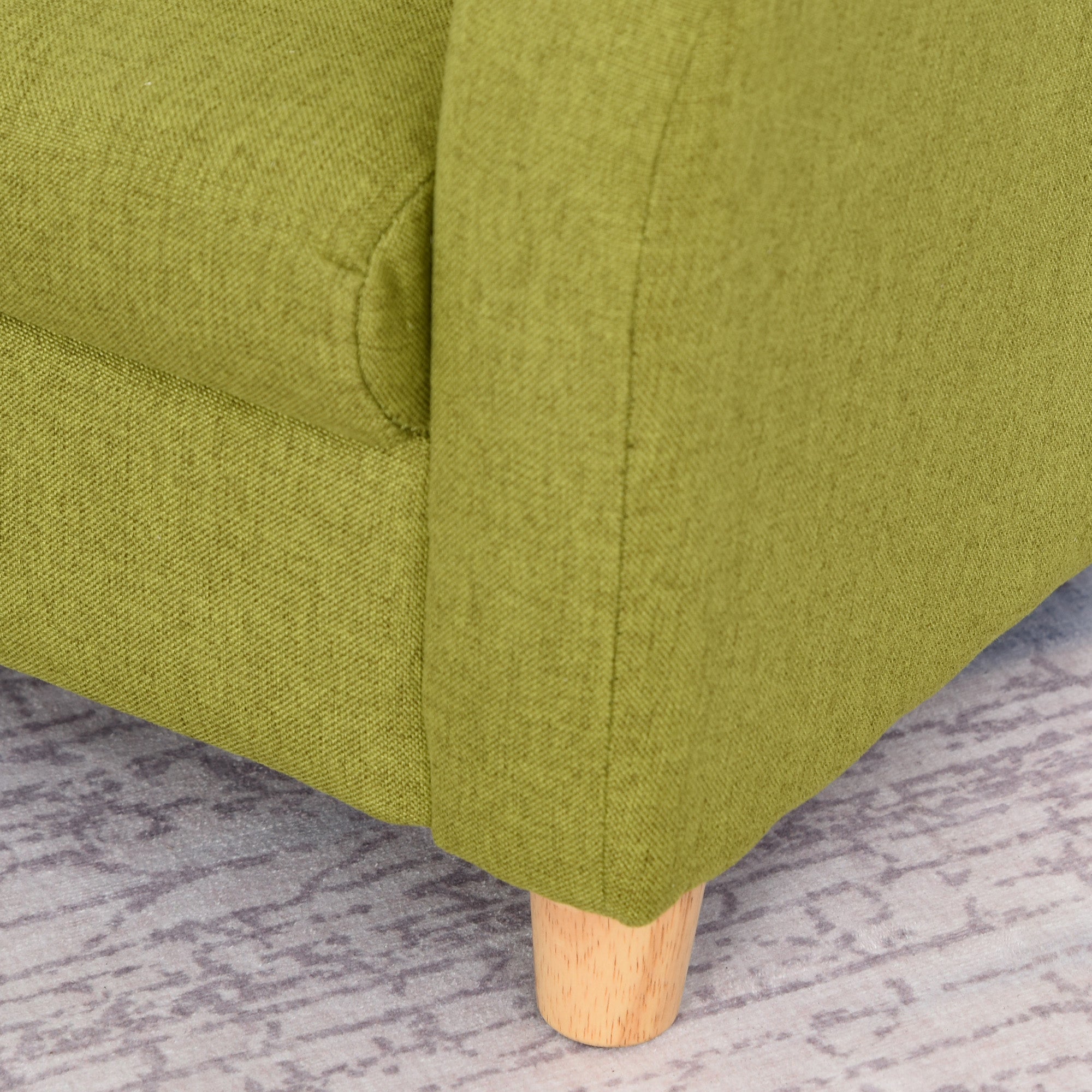 HOMCOM Children Armchair Mini Sofa Wood Frame Anti-Slip Legs High Back - North Peak Garden Furniture