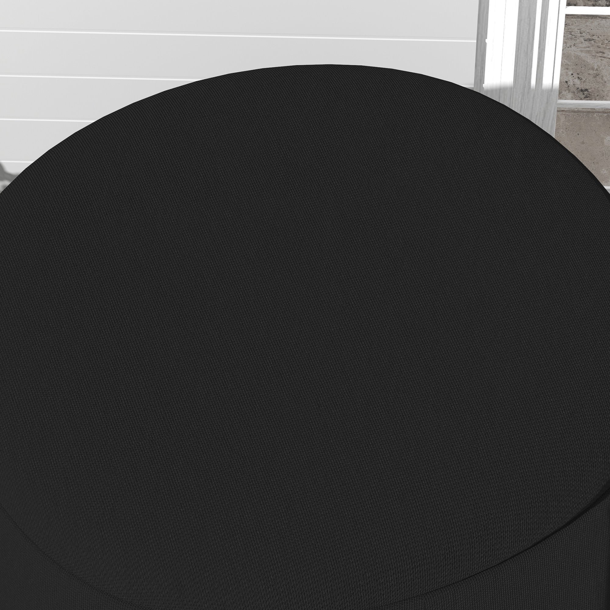 Outsunny 196 x 230cm Hanging Egg Chair Protective Cover - Black - North Peak Garden Furniture