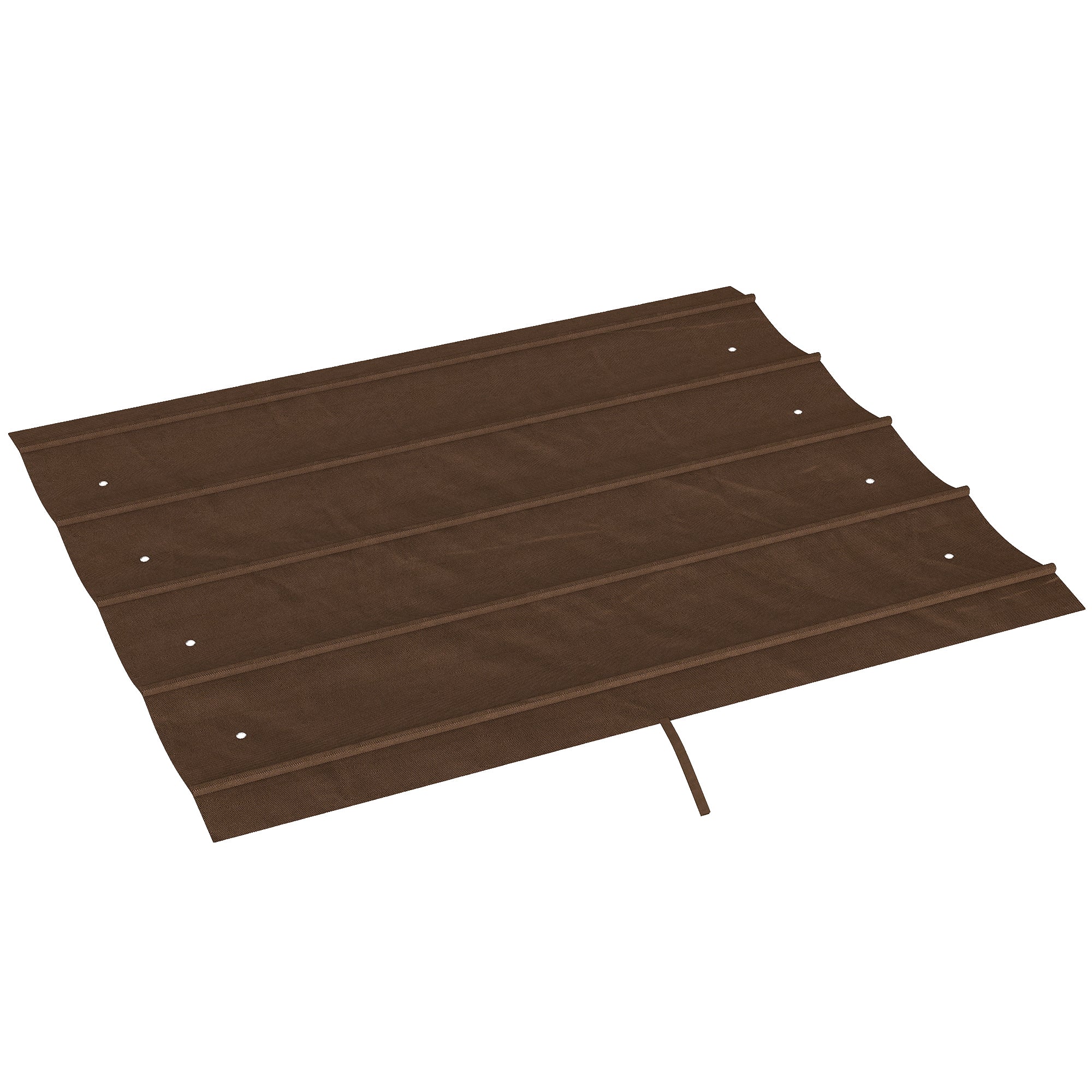 Outsunny Pergola Roof, Retractable Sun Shade Cover for 2.85 x 2m Pergola, UV30+ Protected, Coffee