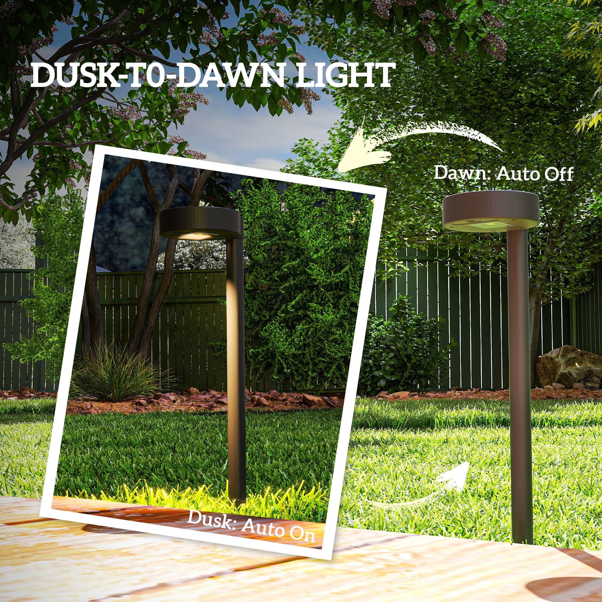 Outsunny Solar Lights Outdoor Garden Stake 8 Pack Pathway Lighting, Solar Stake Lights with Auto On/Off LED, IP44 Waterproof Plastic Outdoor Garden Lighting for Path, Patio and Landscape - North Peak Garden Furniture