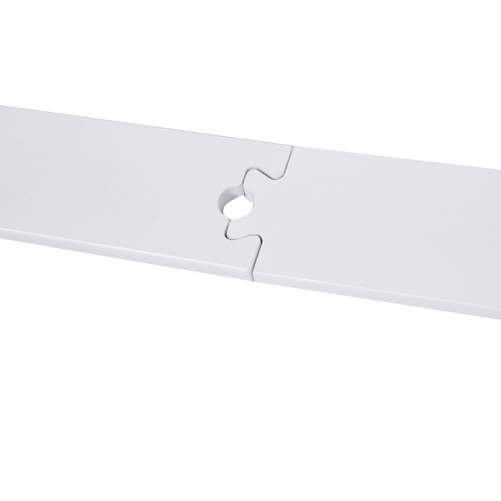 HOMCOM 6FT Rustic Interior Sliding Barn Door Mounting Hardware Kit - White - North Peak Garden Furniture