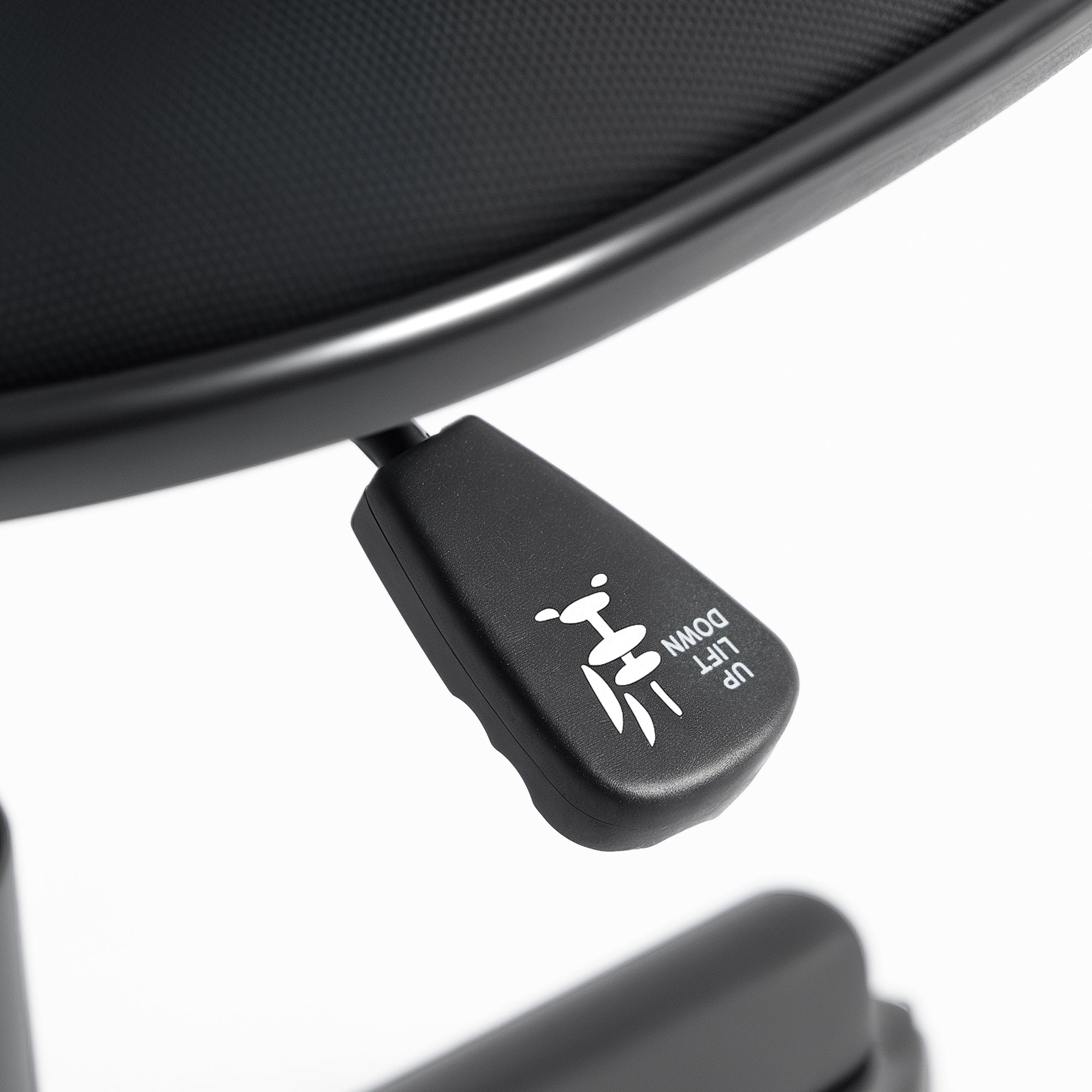 HOMCOM Small Armless Office Chair - Black