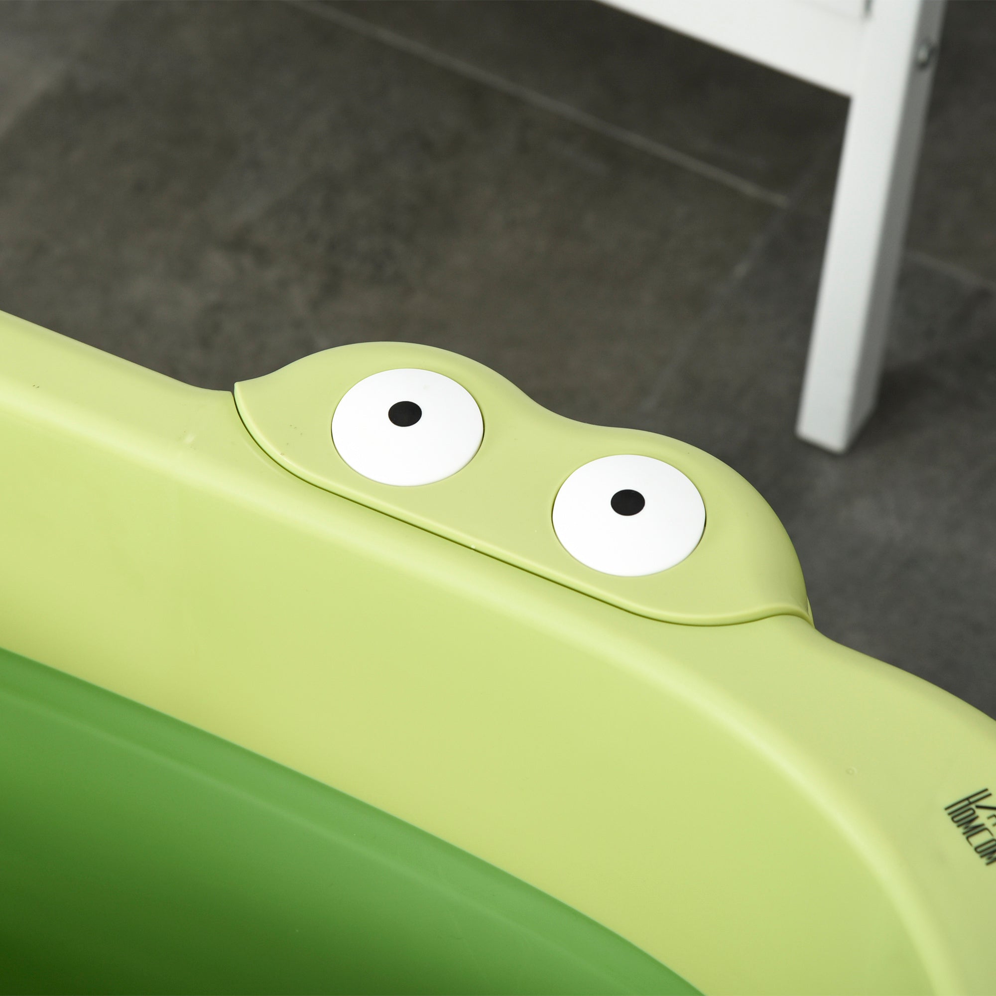 HOMCOM Foldable Baby Bathtub, with Stool - Green - North Peak Garden Furniture