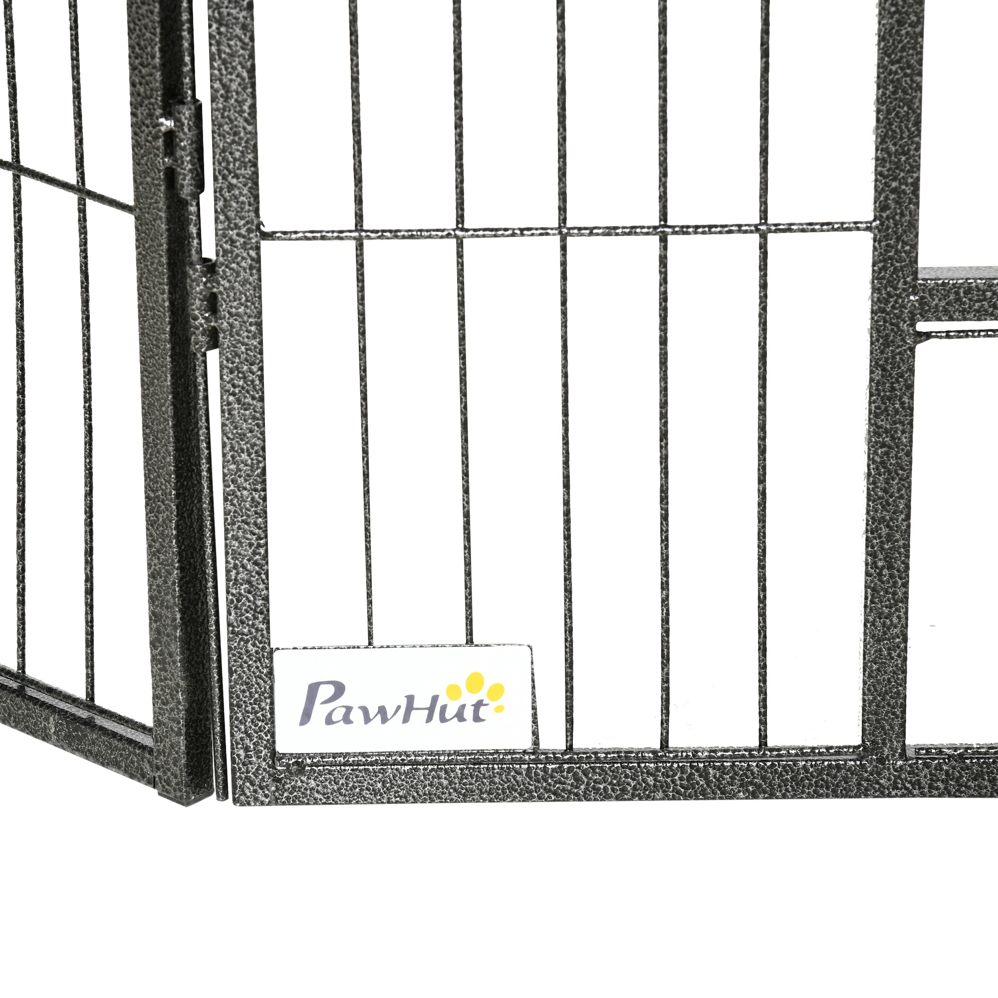 PawHut 16 Panels Heavy Duty Puppy Playpen, for Small Dogs, Indoor and Outdoor Use - Grey