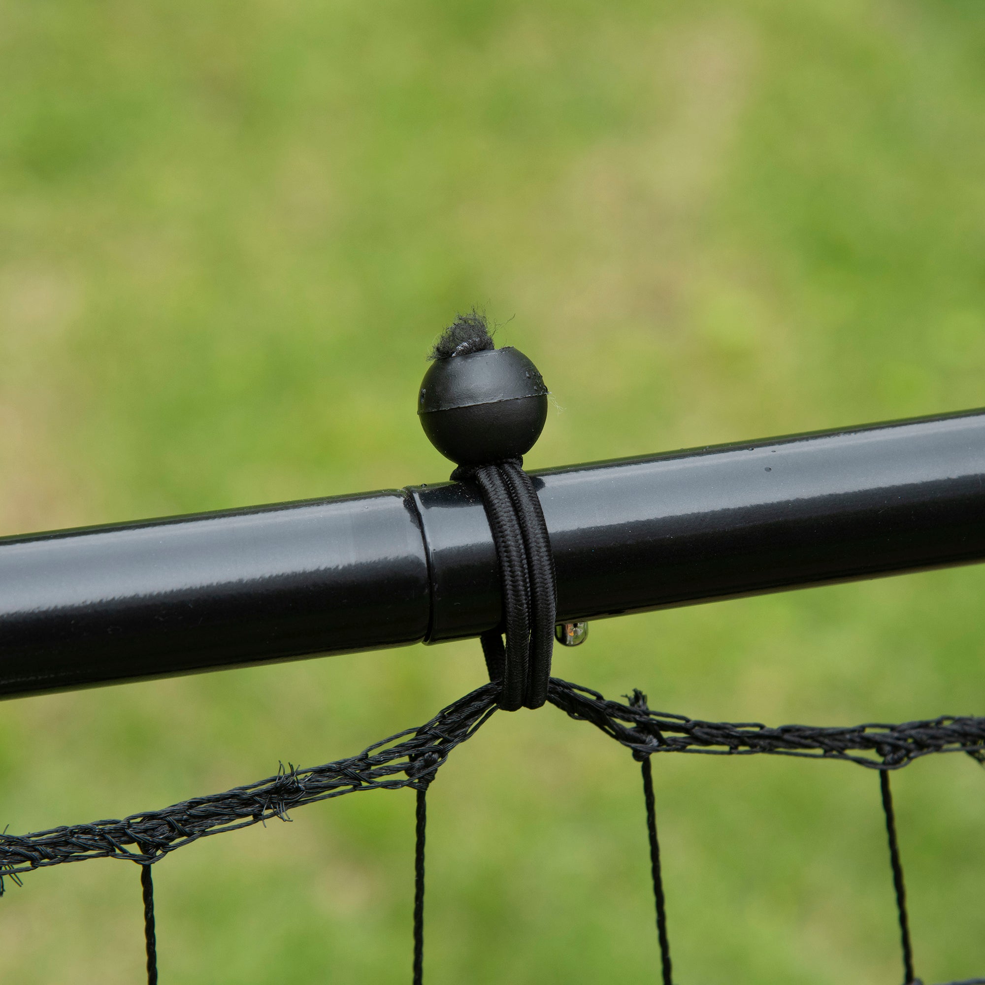 HOMCOM Rebounder Net, Practise Kickback Goal, for Teens, Adults Training - Black - North Peak Garden Furniture