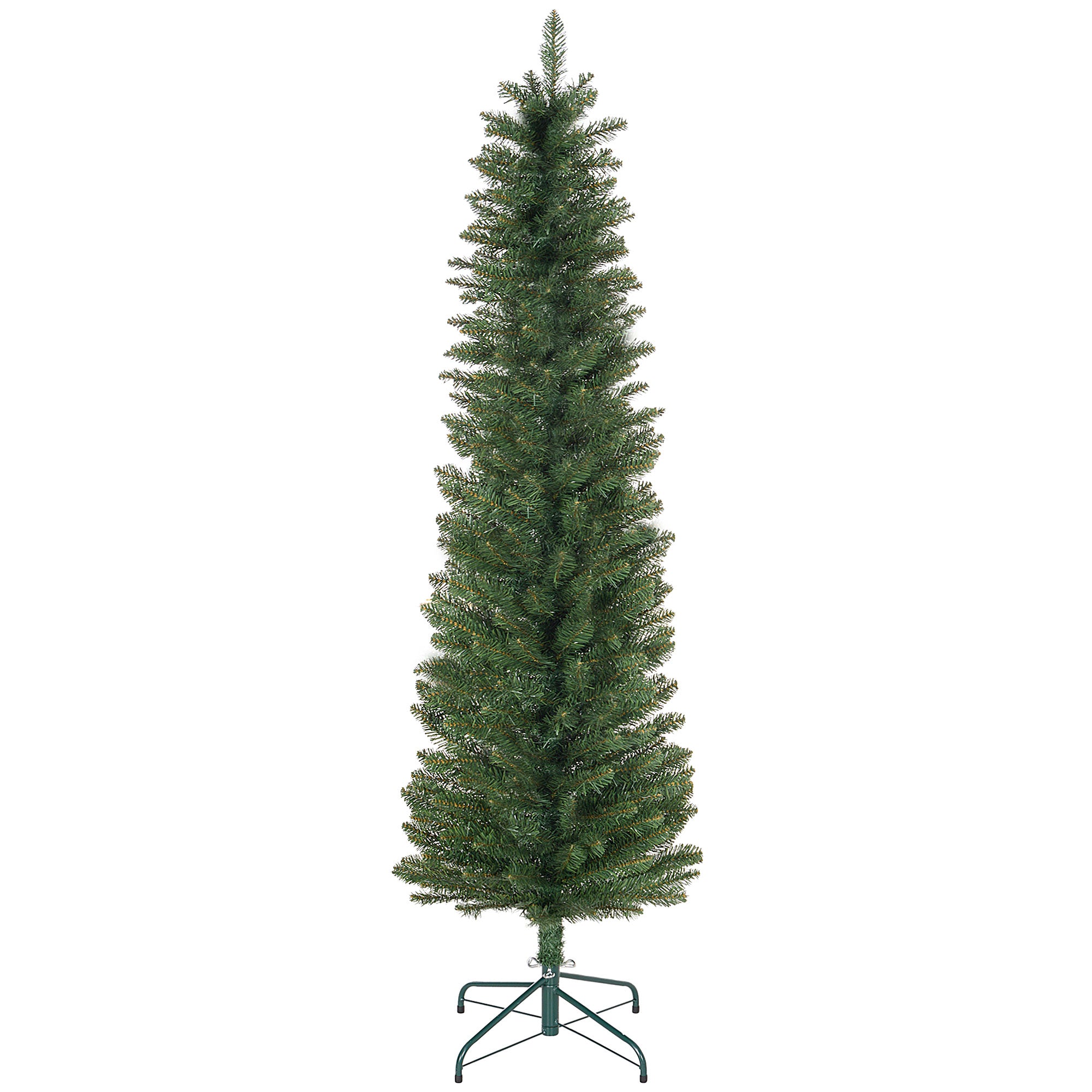 HOMCOM 6ft Artificial Bare Pencil Christmas Tree - Green