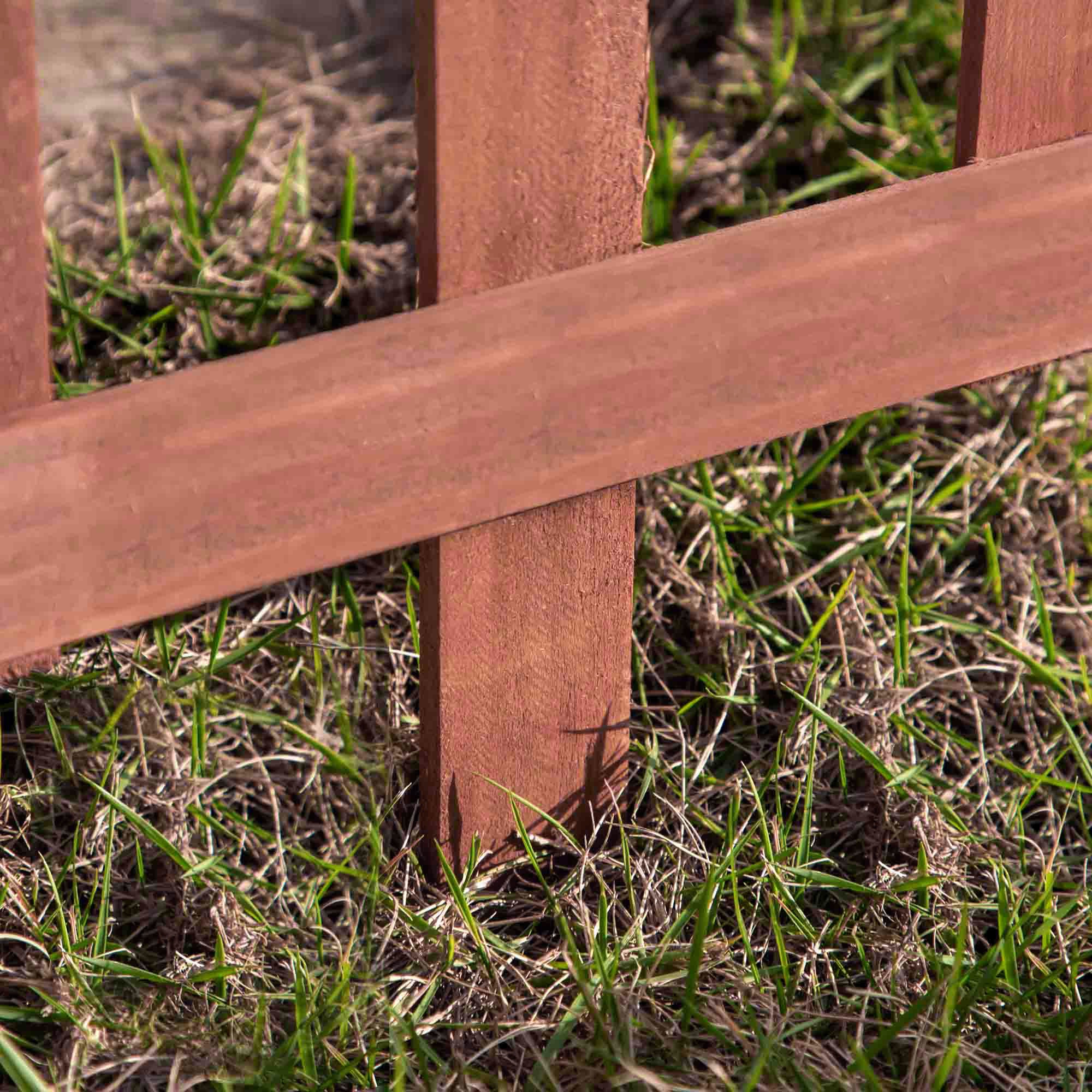 Outsunny Set of 12 Wooden 60cm Garden Fence Pieces - North Peak Garden Furniture
