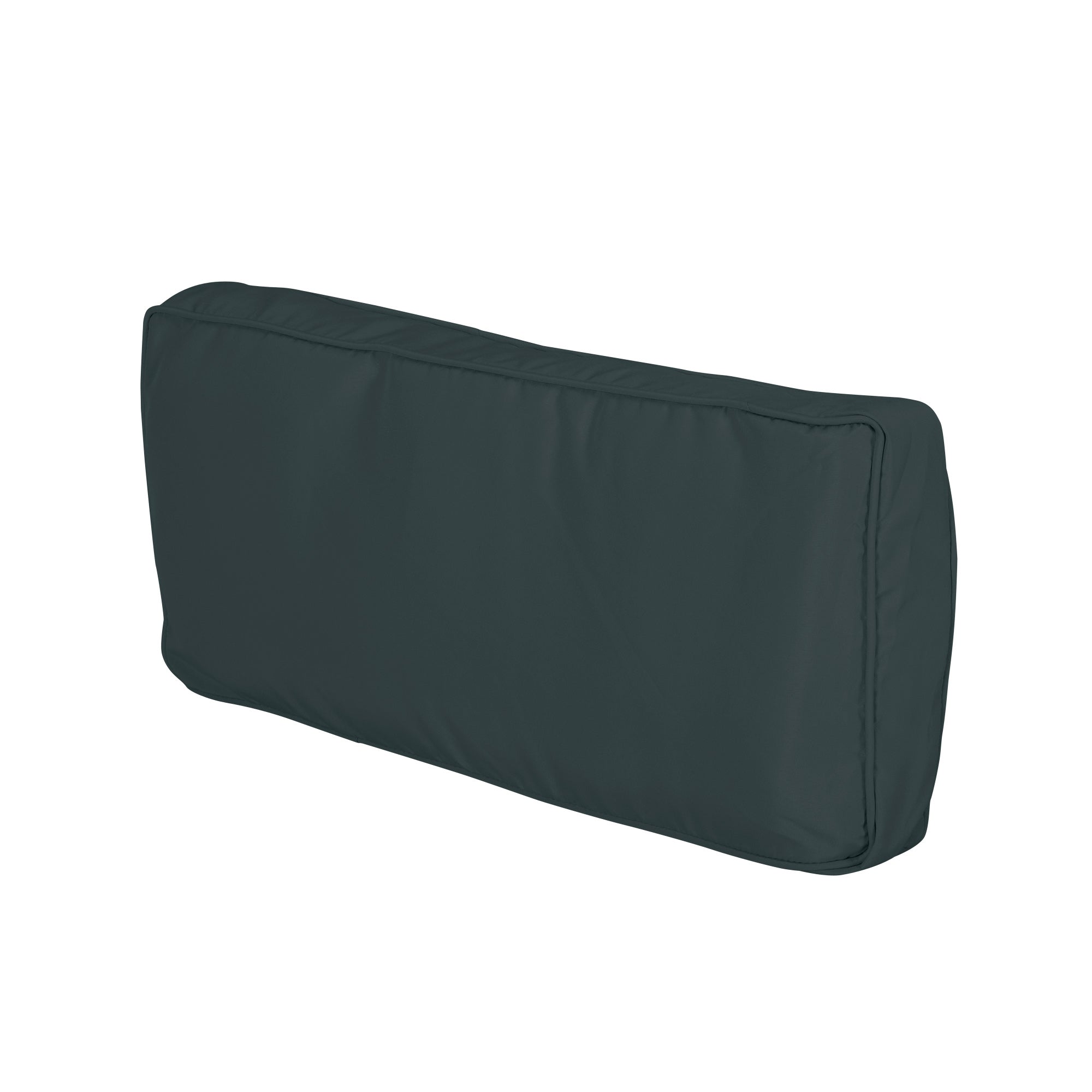 Outsunny Garden Rattan Sofa Cushion Polyester Cover Replacement Outdoor- No Cushion Included, Dark Grey