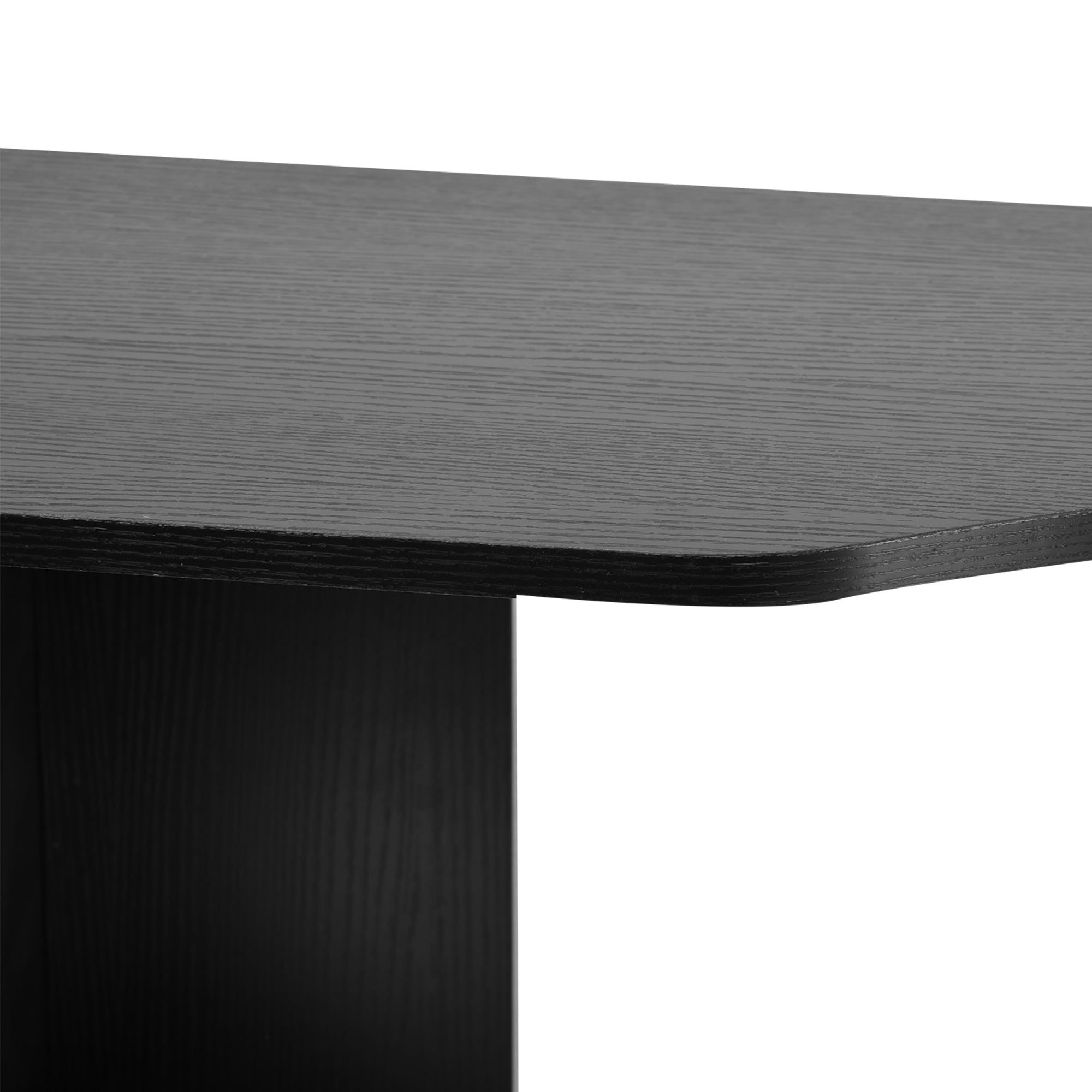 HOMCOM Computer Desk with Drawers and Storage Shelves, Reception Desk, Study Workstation for Home Office, 137 x 55 x 92cm, Black and White - North Peak Garden Furniture