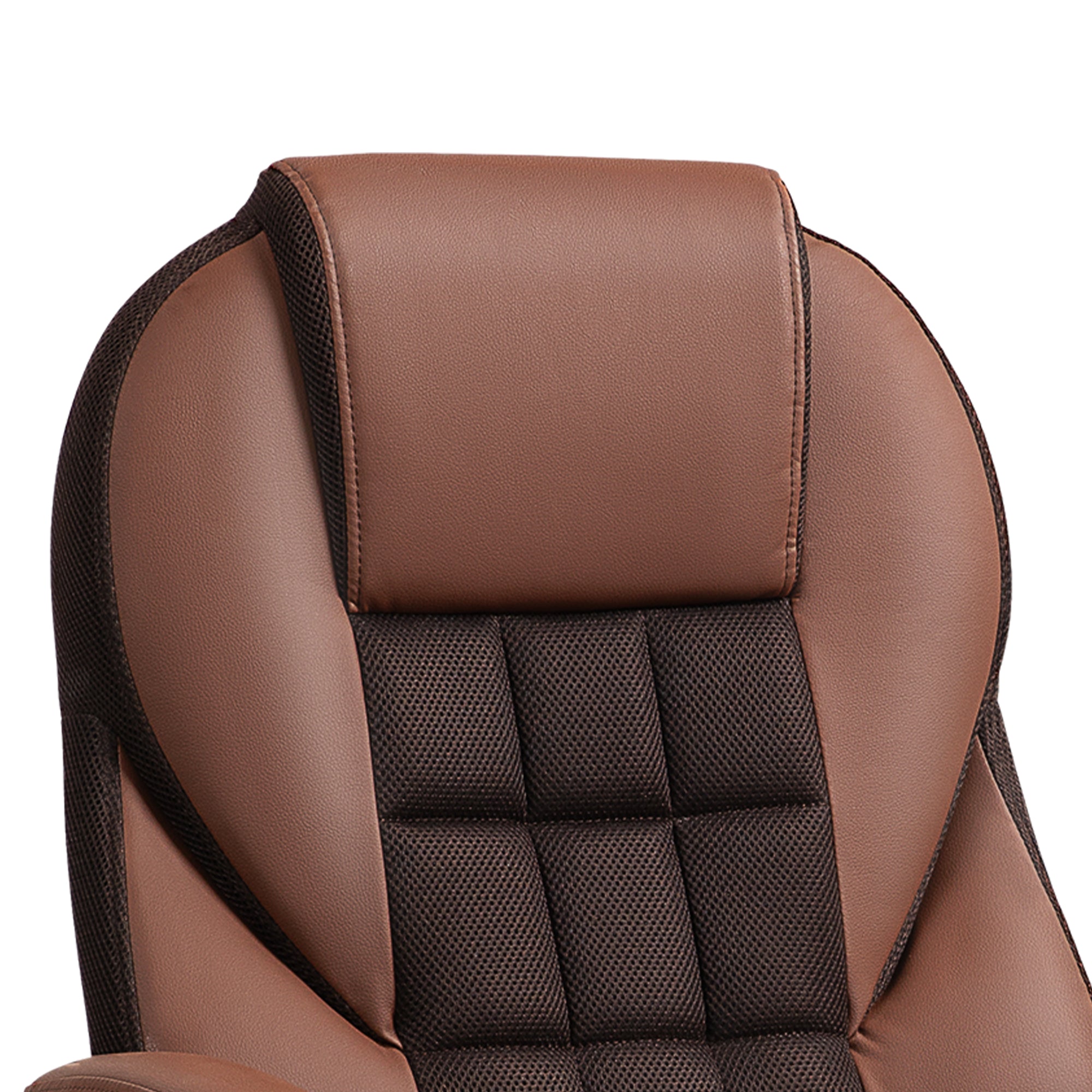 HOMCOM Faux Leather Office Chair - Brown - North Peak Garden Furniture