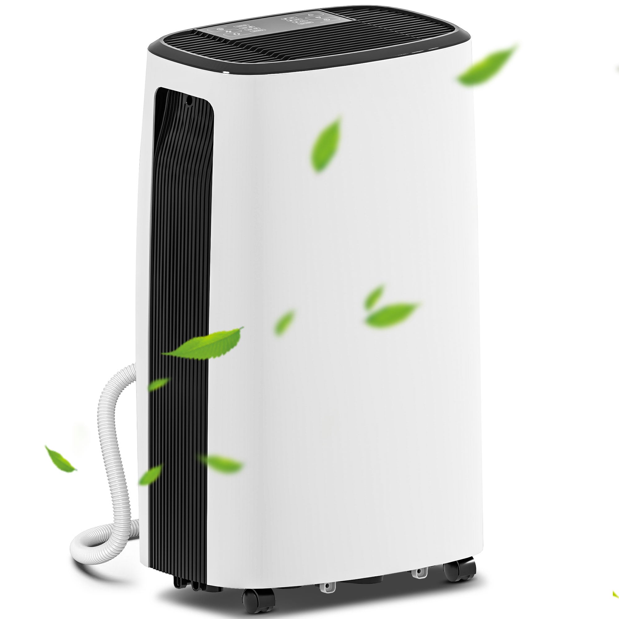 HOMCOM 16l/Day Dehumidifier, with Washable Filter and Timer - White - North Peak Garden Furniture