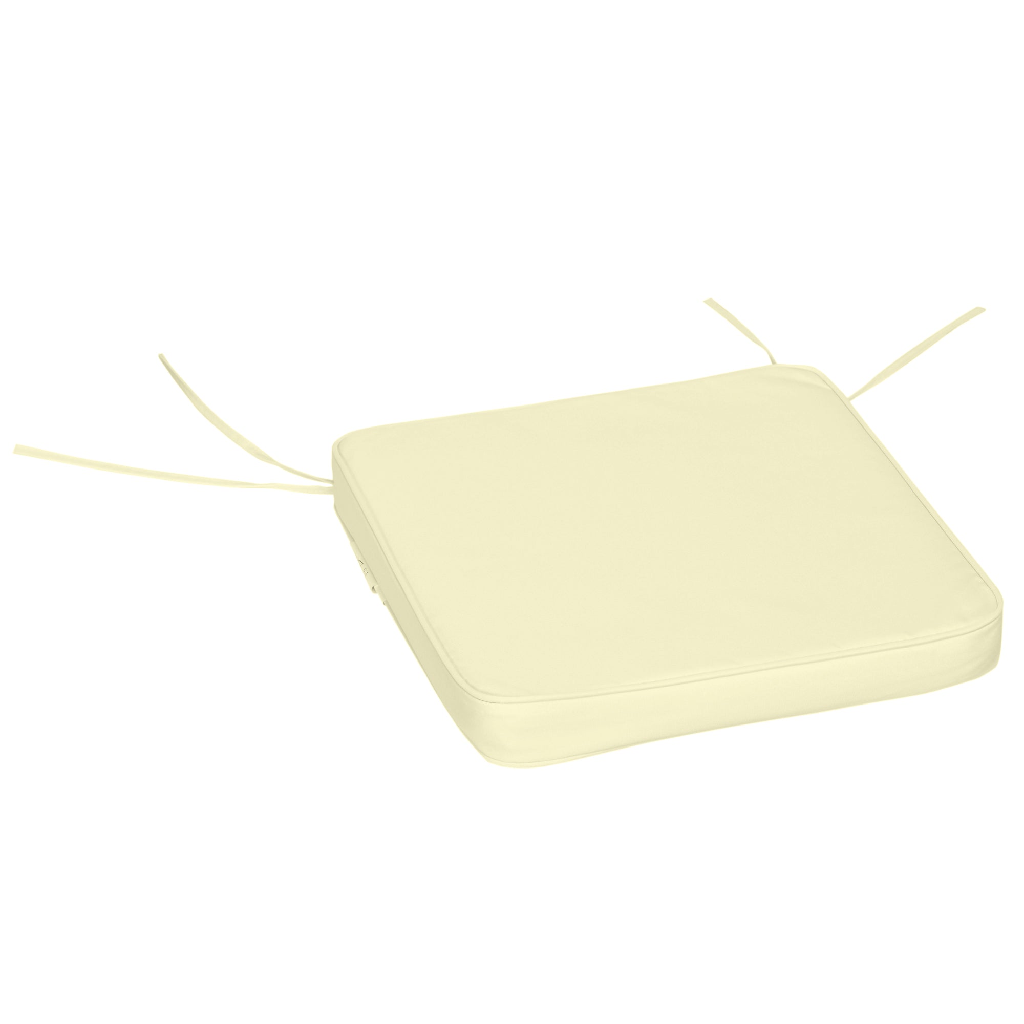 Outsunny Set of 6 Pcs Chair Cushion, 42Lx42Wx5T cm-Cream White - North Peak Garden Furniture