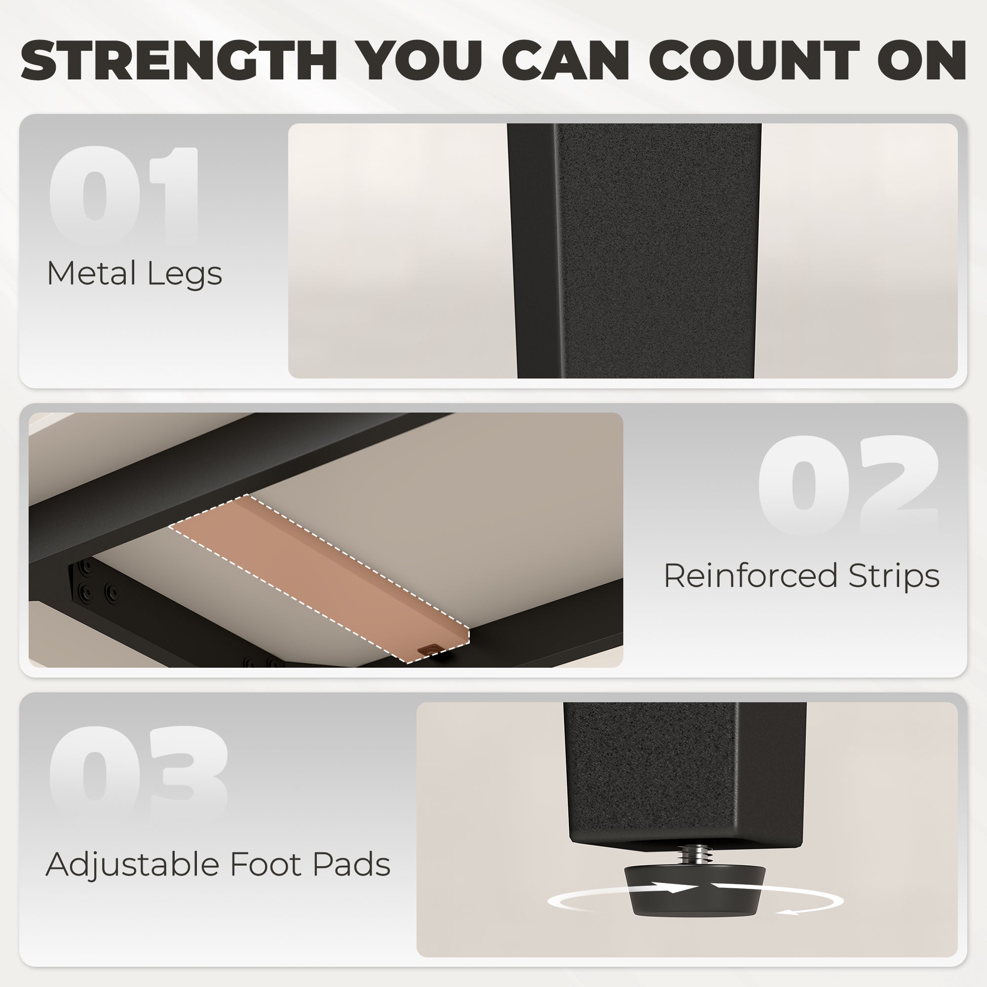 HOMCOM Dining Table for 4, Modern Kitchen Table with Sintered Stone Tabletop, Metal Legs, Brown