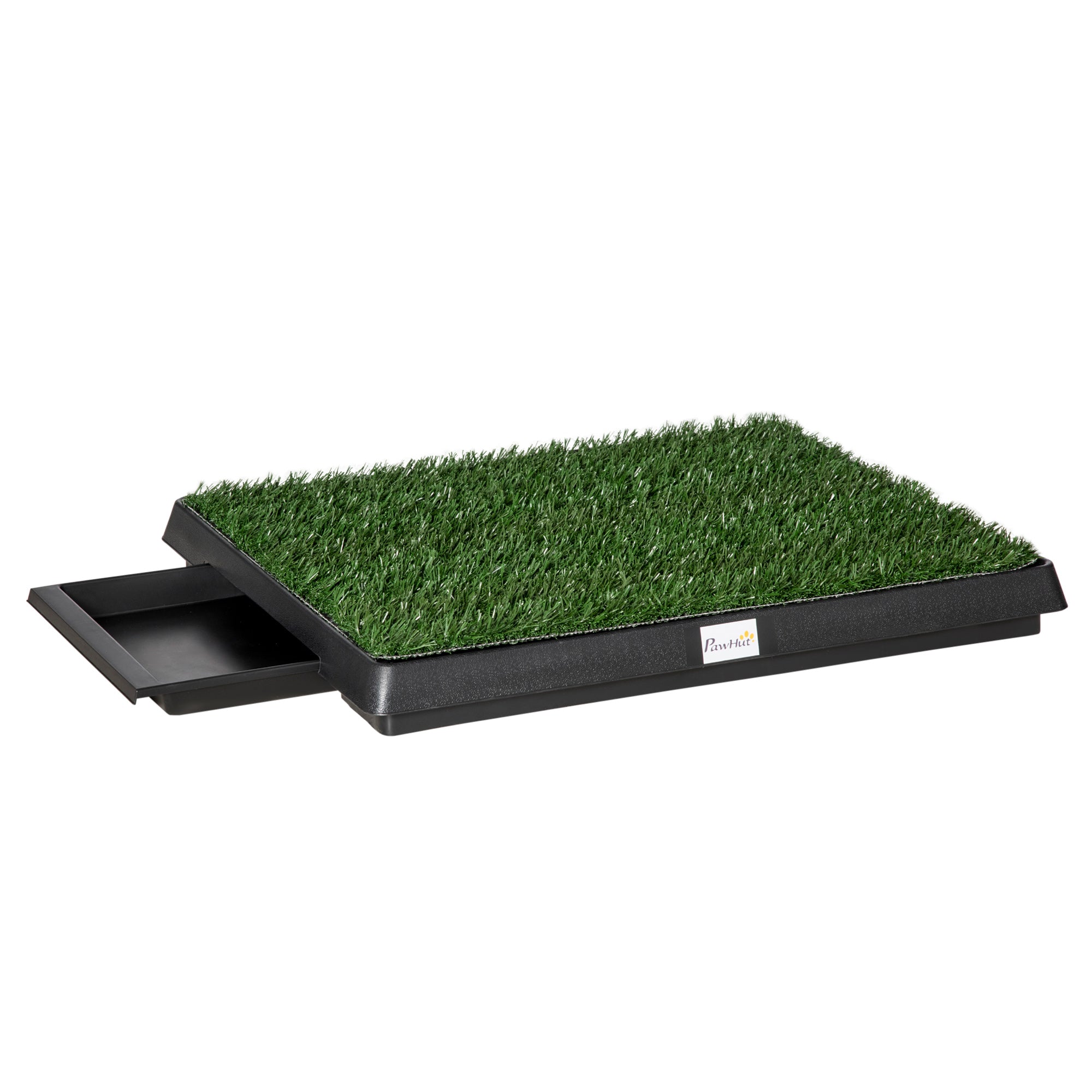 PawHut Indoor Pet Dog Toilet Mat Potty Tray Training Grass Restroom with Tray and Loo Pad - North Peak Garden Furniture
