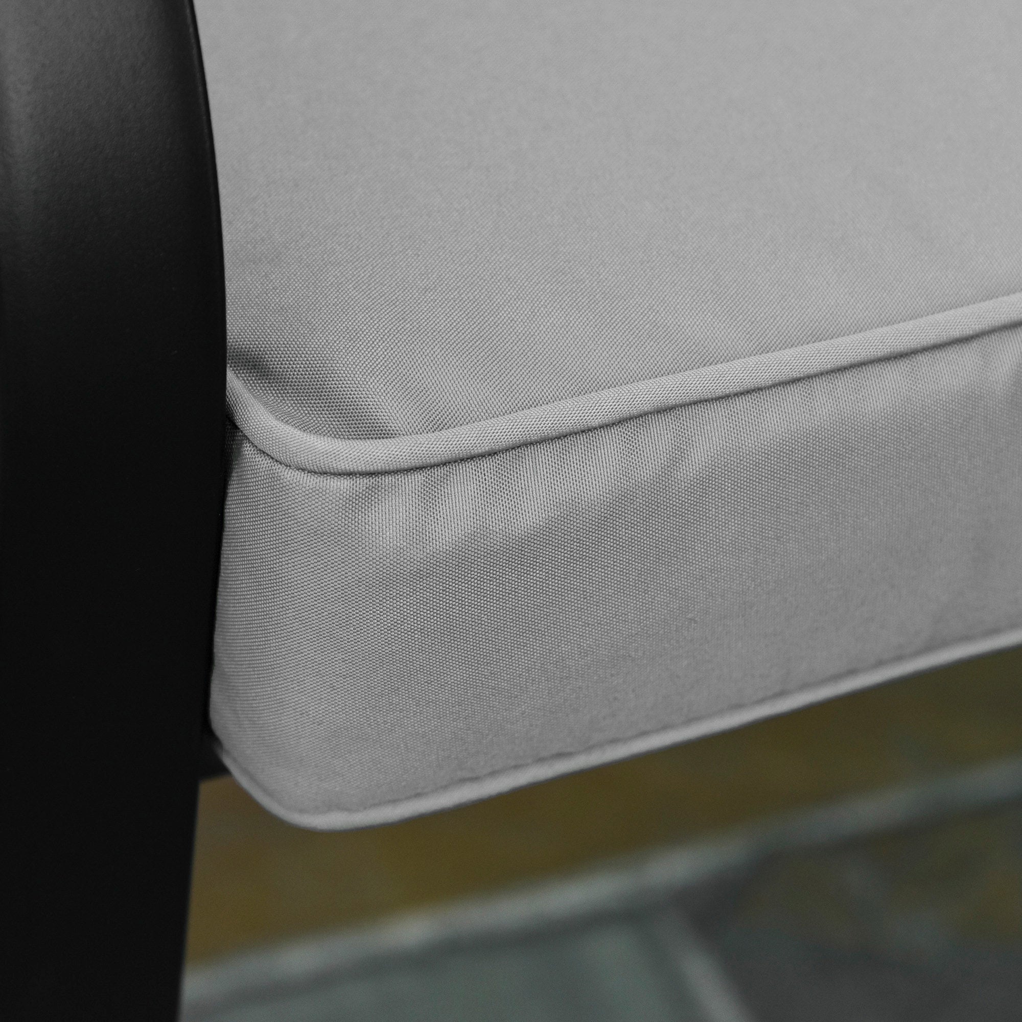 Outsunny 2 Seater Garden Bench Cushion -Light Grey - North Peak Garden Furniture