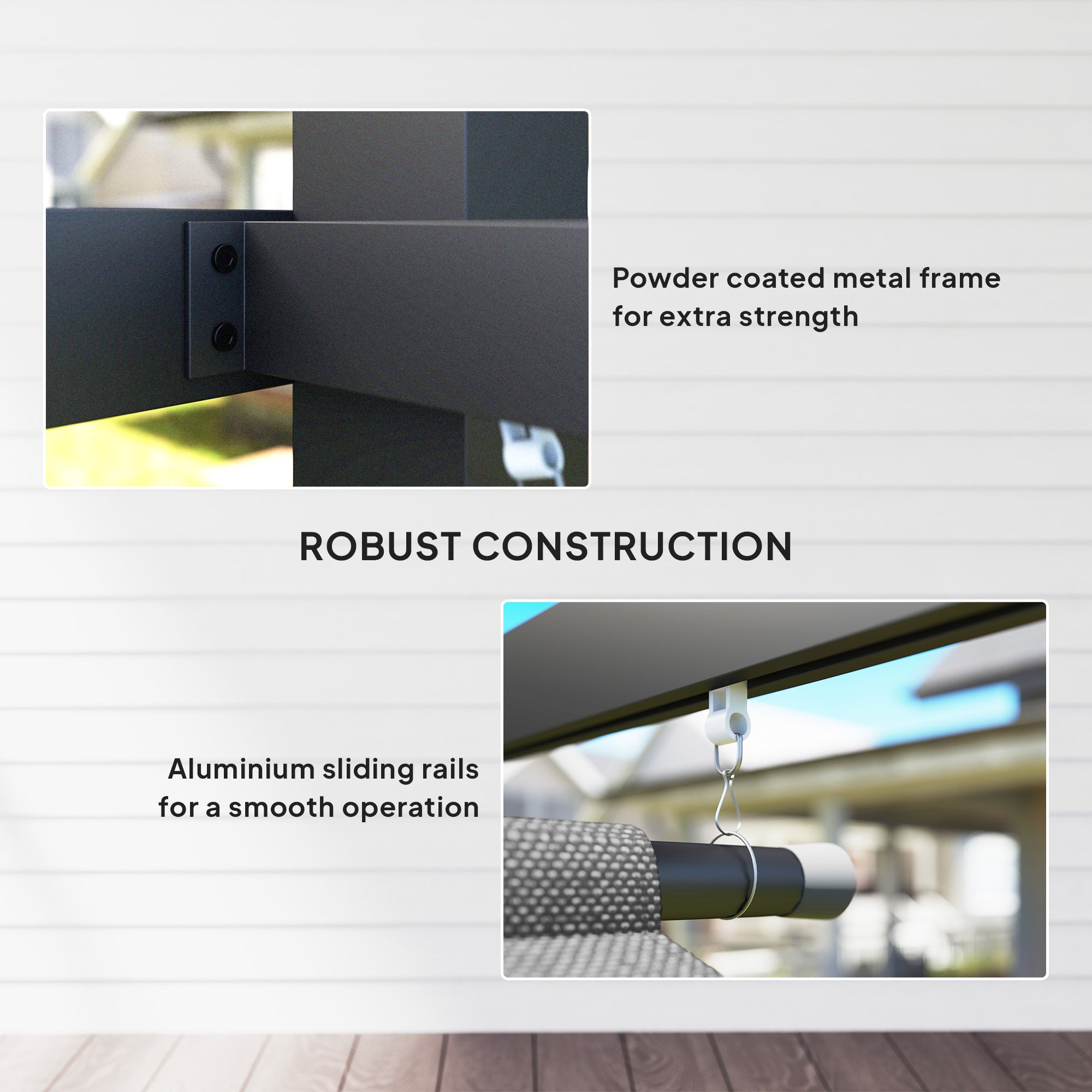 Outsunny 3 x 4m Metal Pergola with Retractable Roof and Roller Shade, Free Standing Garden Gazebo Canopy Pergola Kit, UPF30+ Outdoor Sun Shade Shelter, Grey