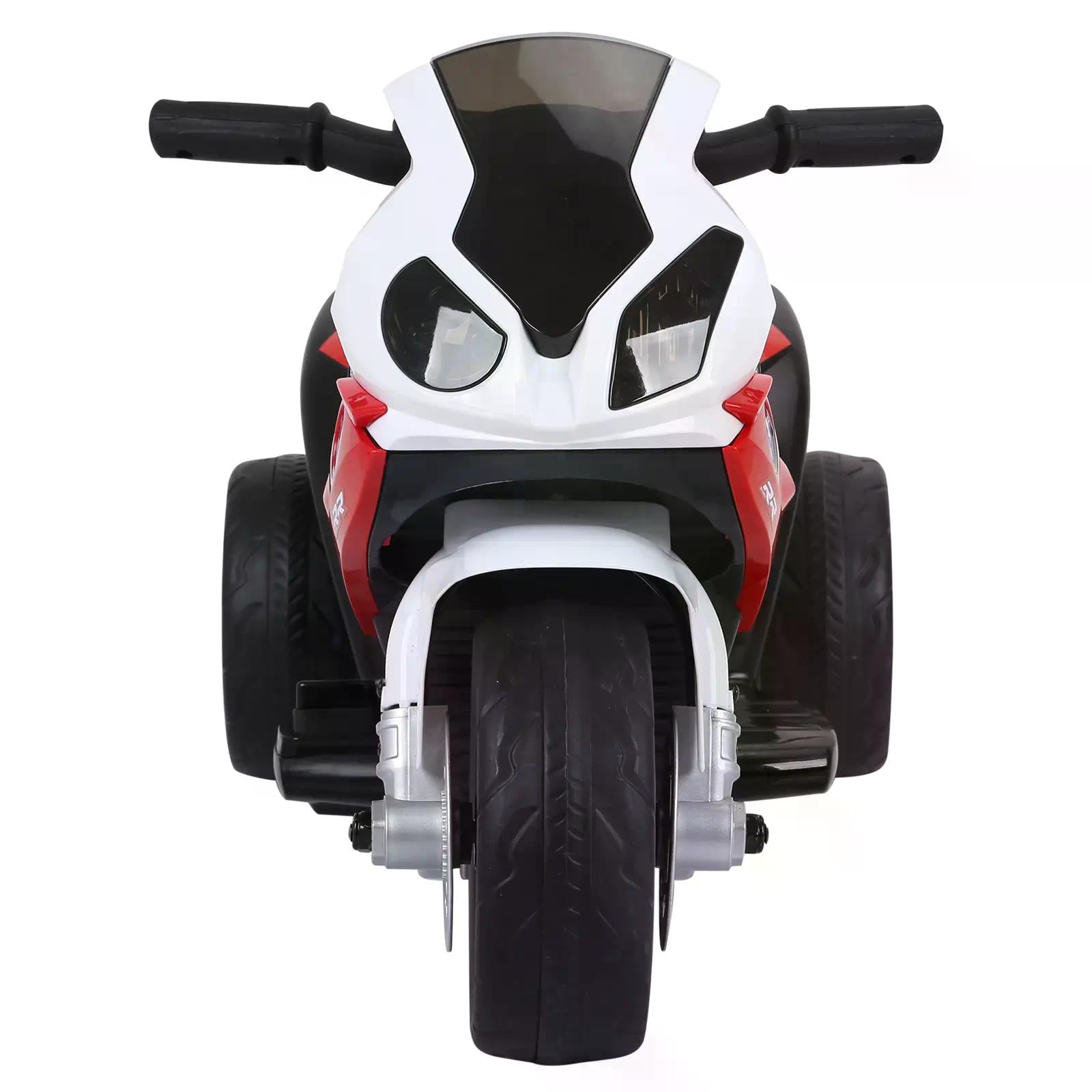 HOMCOM Electric Motorbike for Kids Ride on BMW Motorbike W/Headlights and Music, 6 V-Red - North Peak Garden Furniture