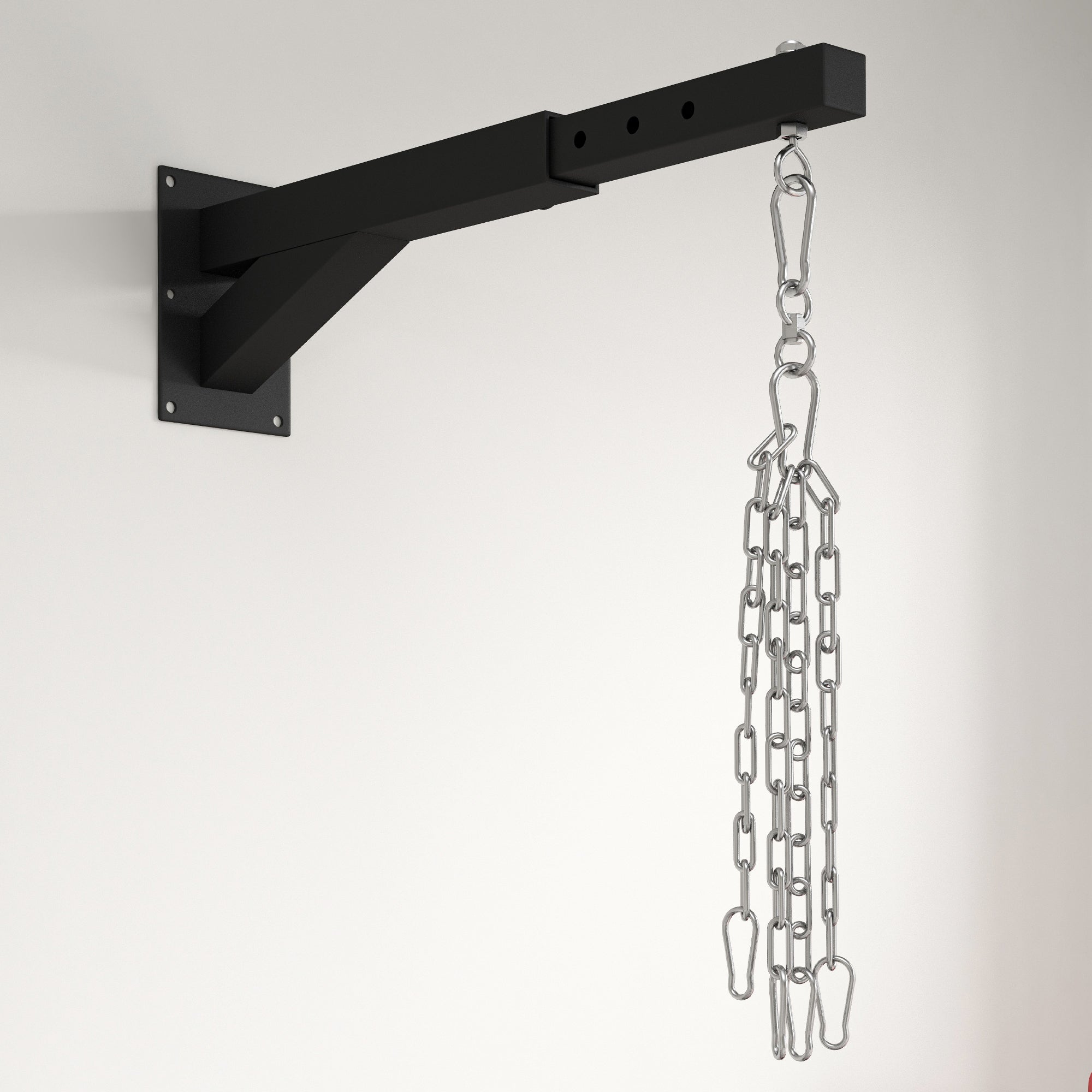 SPORTNOW Punch Bag Wall Bracket, 5-Length Adjustable Boxing Bag Bracket for Kickboxing, Muay Thai, Punching Training - North Peak Garden Furniture