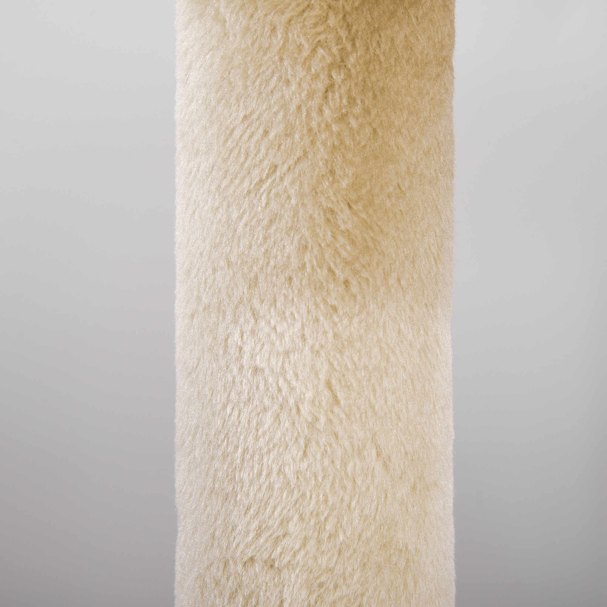 PawHut 104 cm Cat Tree, Cat Condo Tree Tower, Cat Activity Centre with Scratching Posts, Plush Perch, Hanging Ball - Cream White - North Peak Garden Furniture