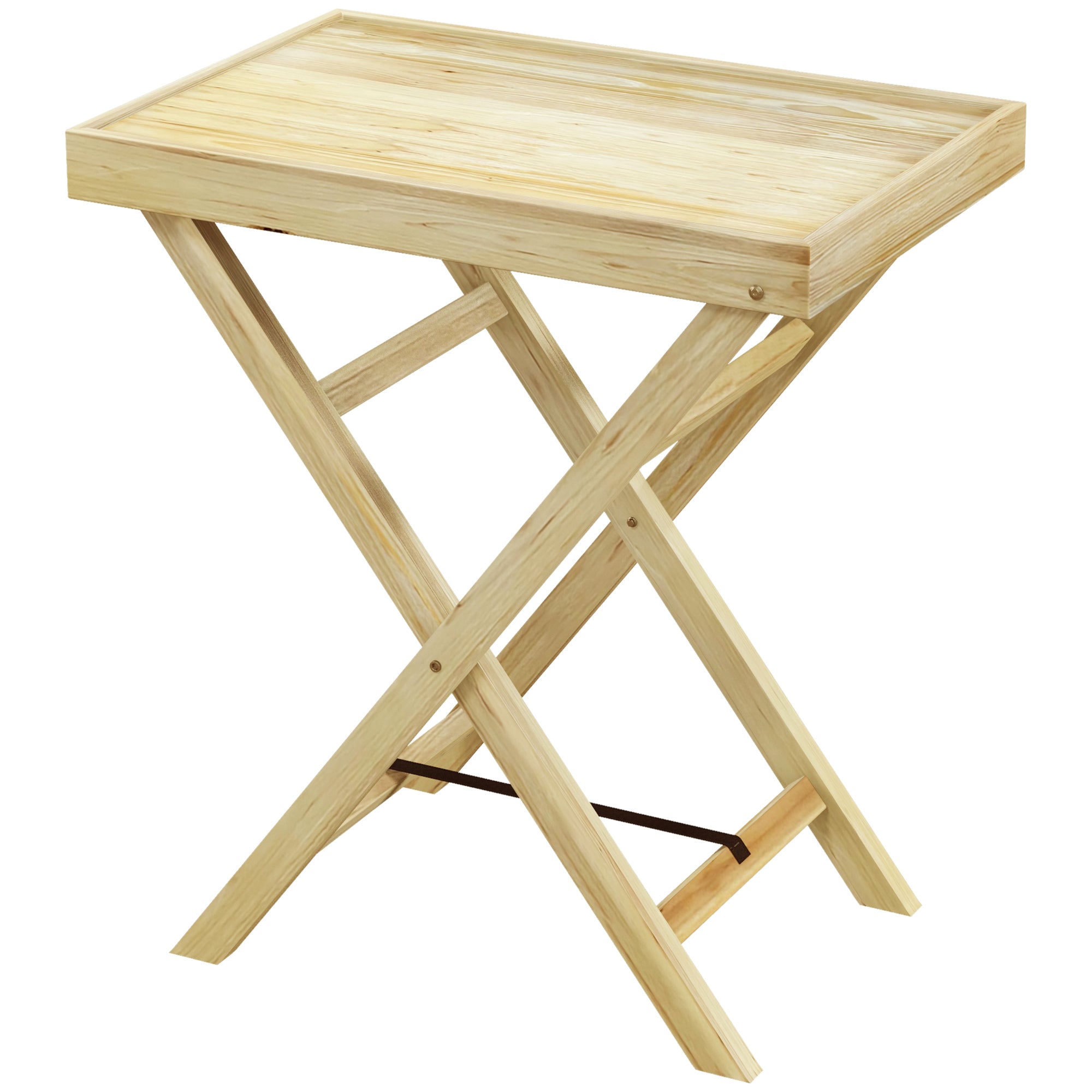 Outsunny 44 x 68cm Wooden Garden Table