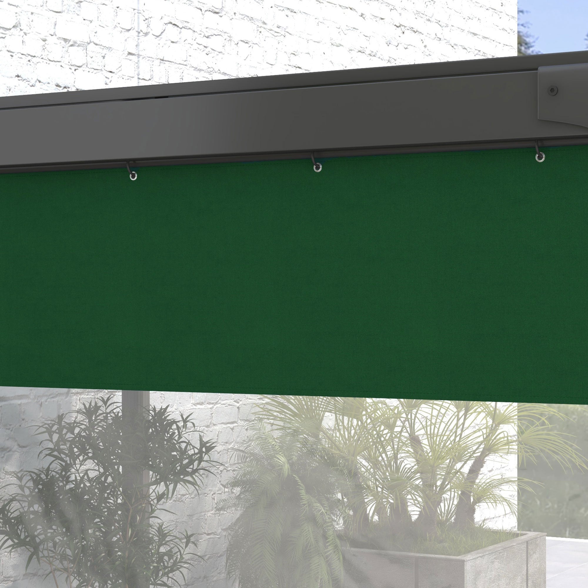 Outsunny Set of Two 3 x 2m Replacement Pergola Panels - Green - North Peak Garden Furniture