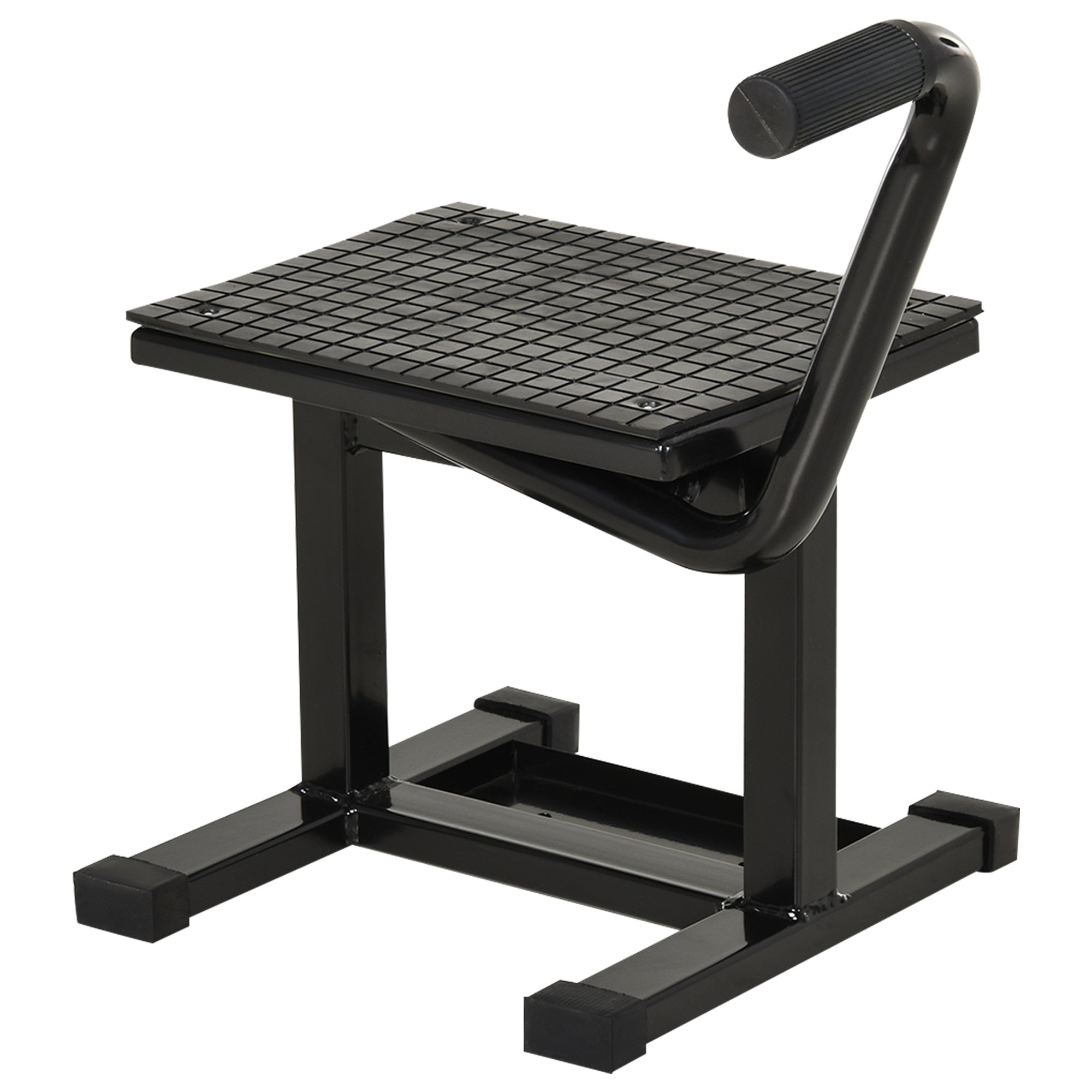 DURHAND Steel Motorbike Jack Lift, 27.5 / 39.5 Hcm - Black - North Peak Garden Furniture