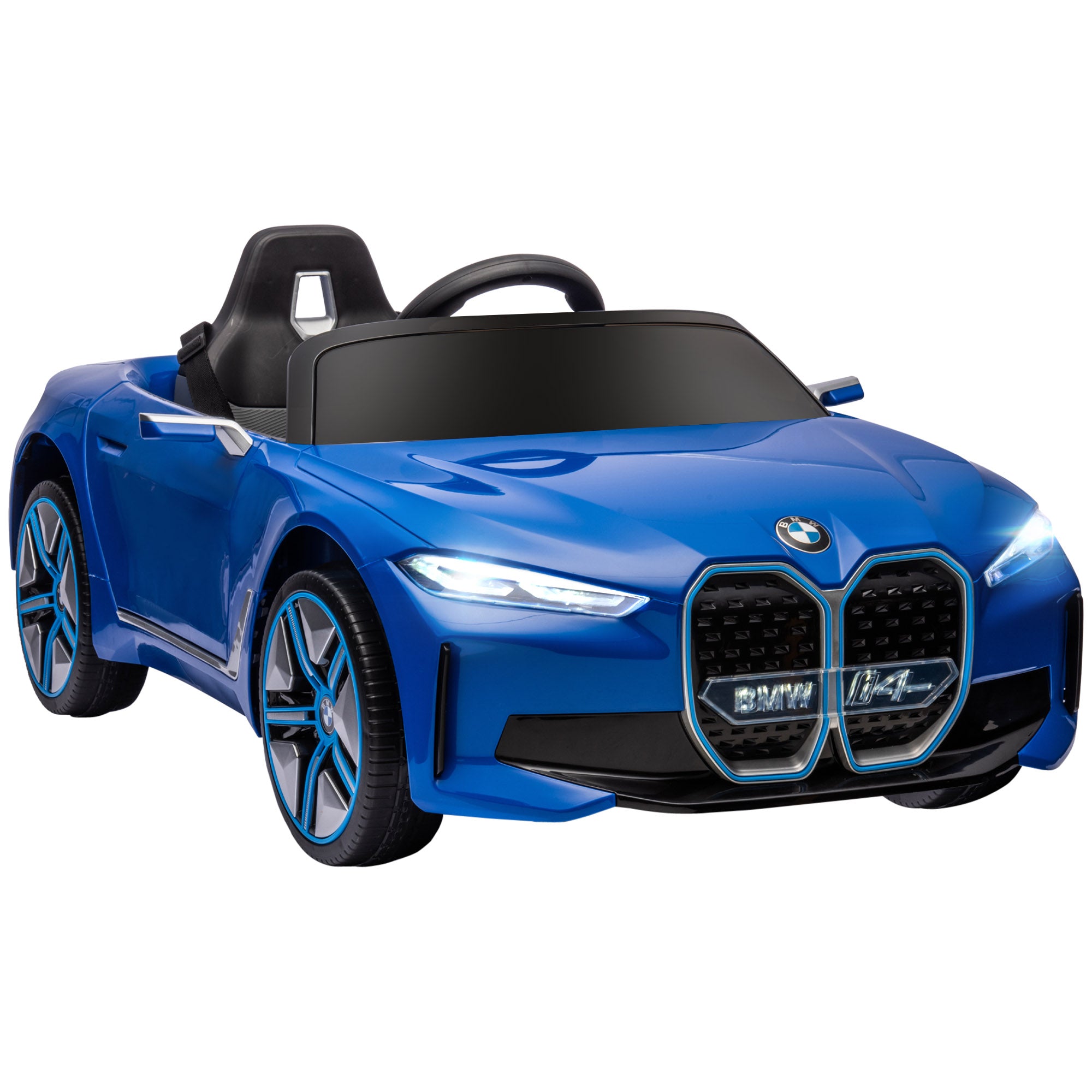 HOMCOM BMW i4 Licensed 12V Kids Electric Ride-On Car - North Peak Garden Furniture
