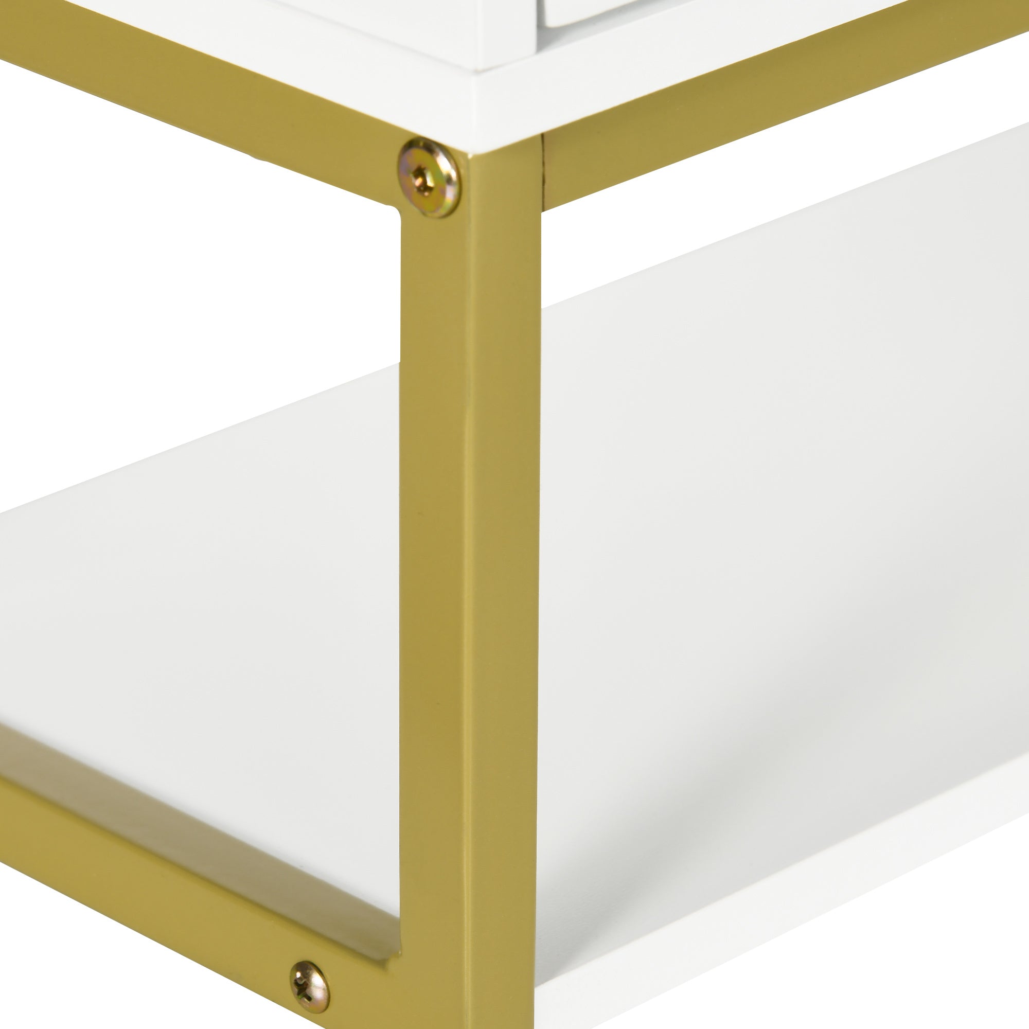 kleankin Bathroom Wall Cabinet, Over Toilet Storage Cabinet with Door and Storage Shelves for Hallway, Living Room, White - North Peak Garden Furniture