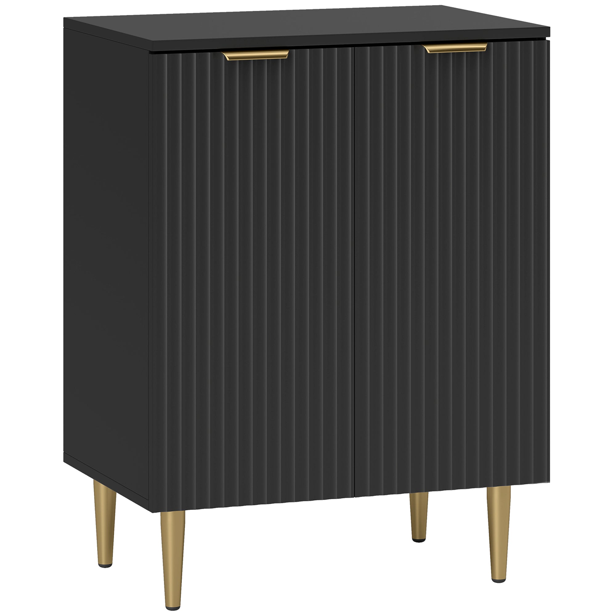 HOMCOM Adjustable Shelf Sideboard - Black