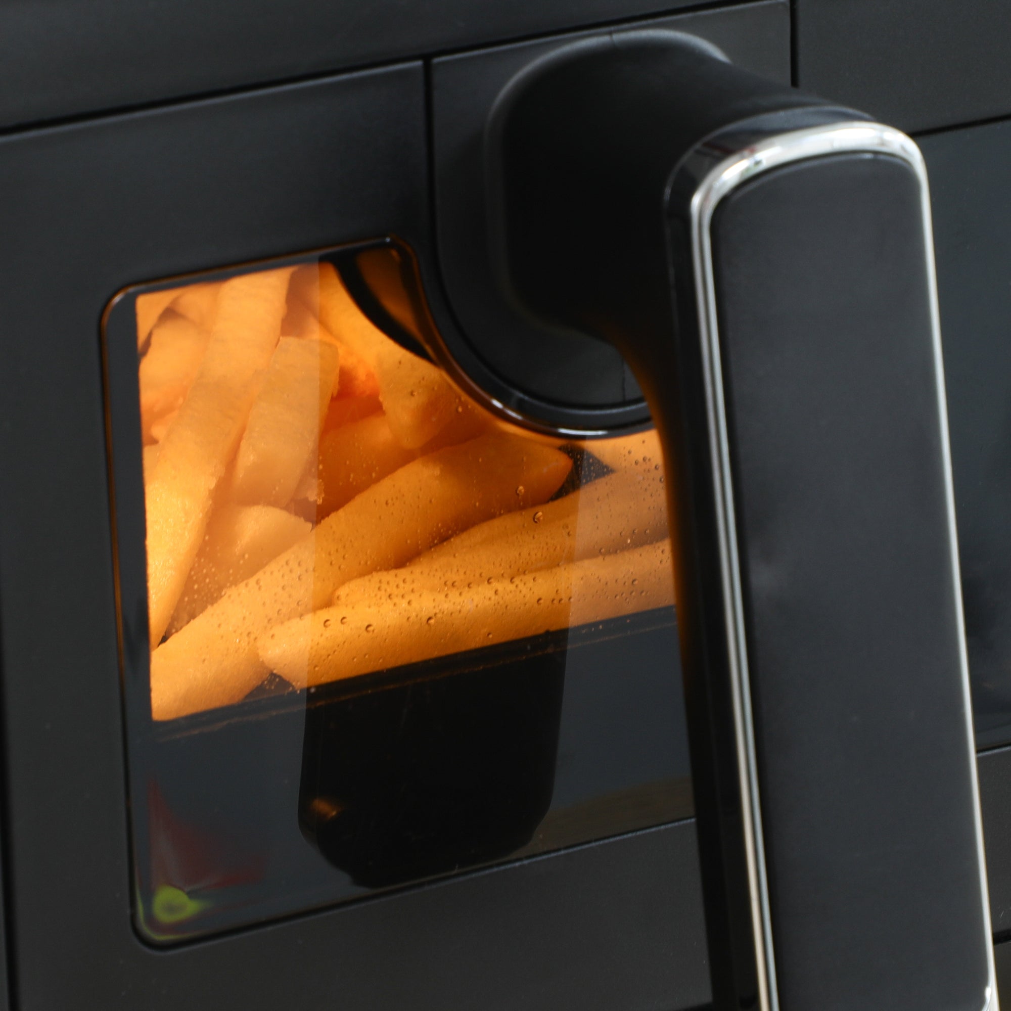 HOMCOM 8L Dual Basket Air Fryer, 8-in-1 Air Fryer Oven with Digital Display, Visible, Timer, Preheat for Oil Free Low Fat Cooking, 2500W, Sync Finish, Sliver - North Peak Garden Furniture