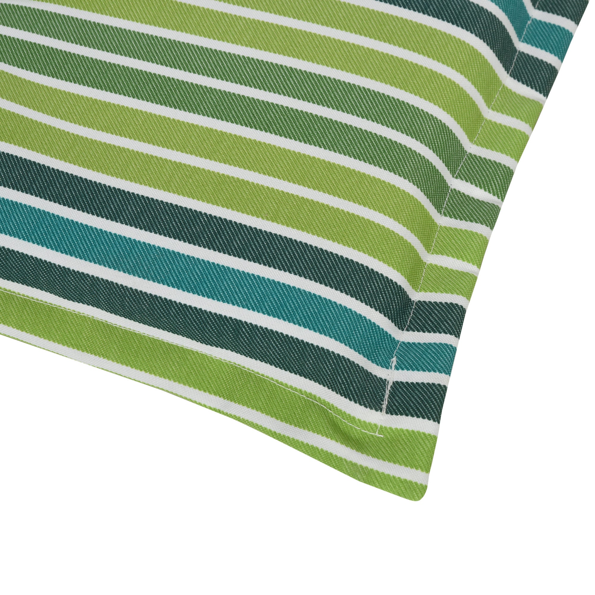 Outsunny Polyester Set Of 2 Swing Chair Cushion Green Stripes - North Peak Garden Furniture