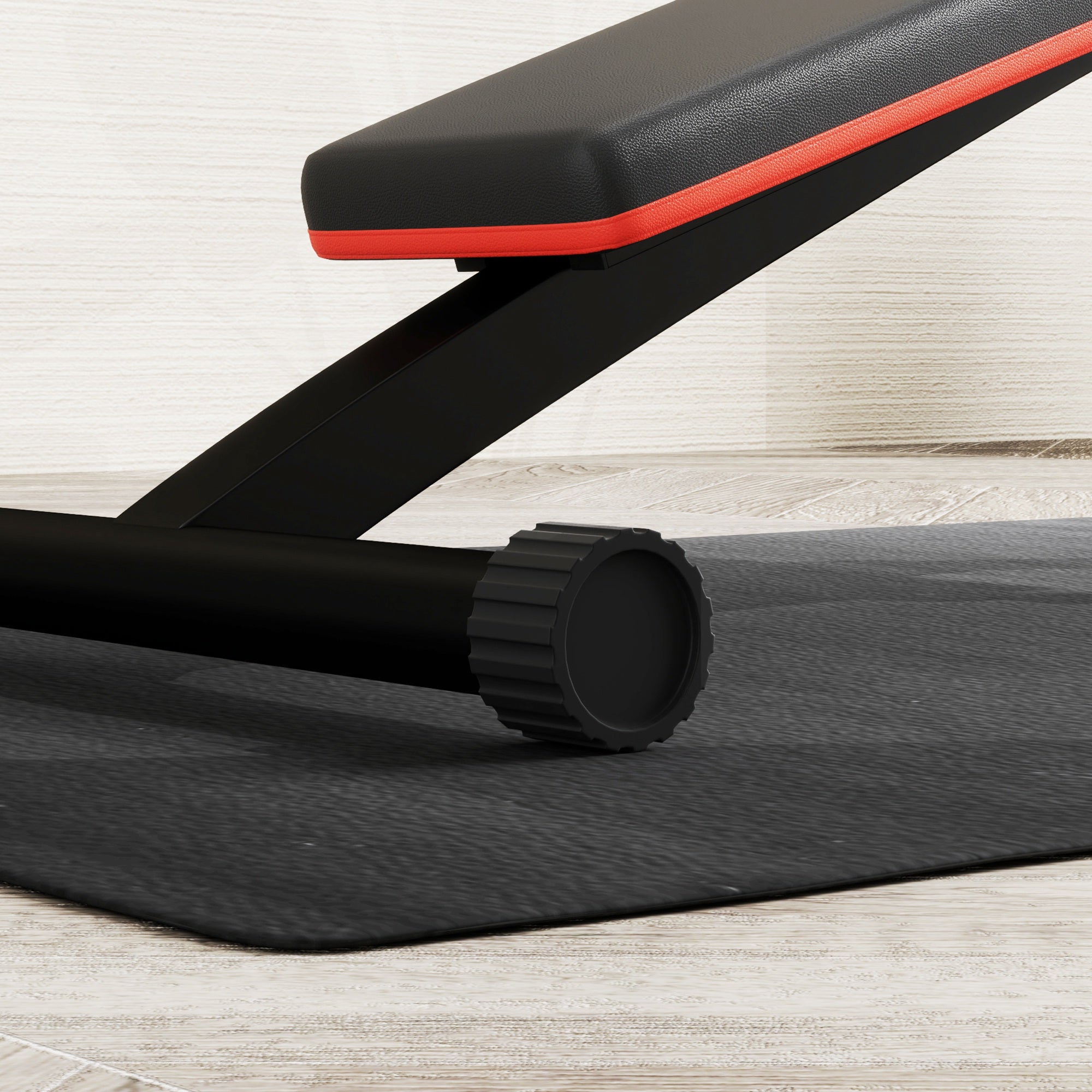 HOMCOM Multi-purpose Exercise Equipment Mat Non-slip Floor Protector Gym Fitness Training Workout Mat, 200 x 100cm - North Peak Garden Furniture