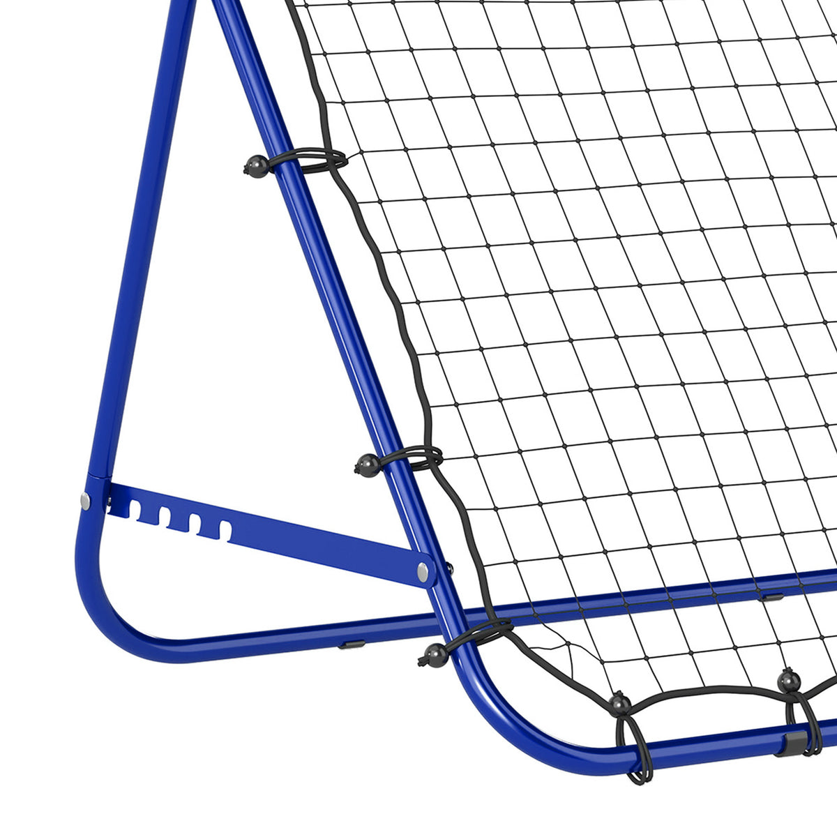 HOMCOM Adjustable Rebounder Net Kickback Target Goal for Teens Adults Training, Blue