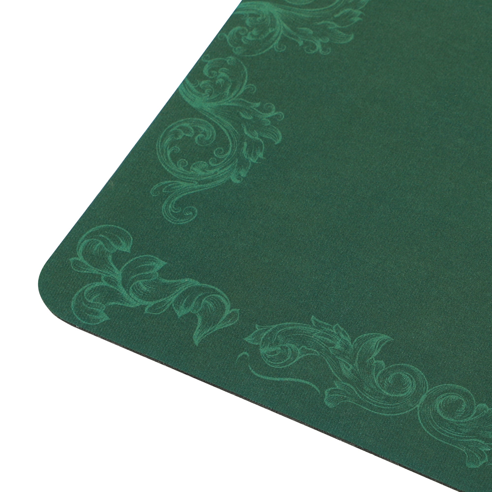 SPORTNOW 239.3 x 115.5 cm Professional Texas Hold'em Poker Mat 12 Player Water-Resistant Poker Table Top Rubber Poker Table Mat with Felt Surface Carry Bag, Green - North Peak Garden Furniture