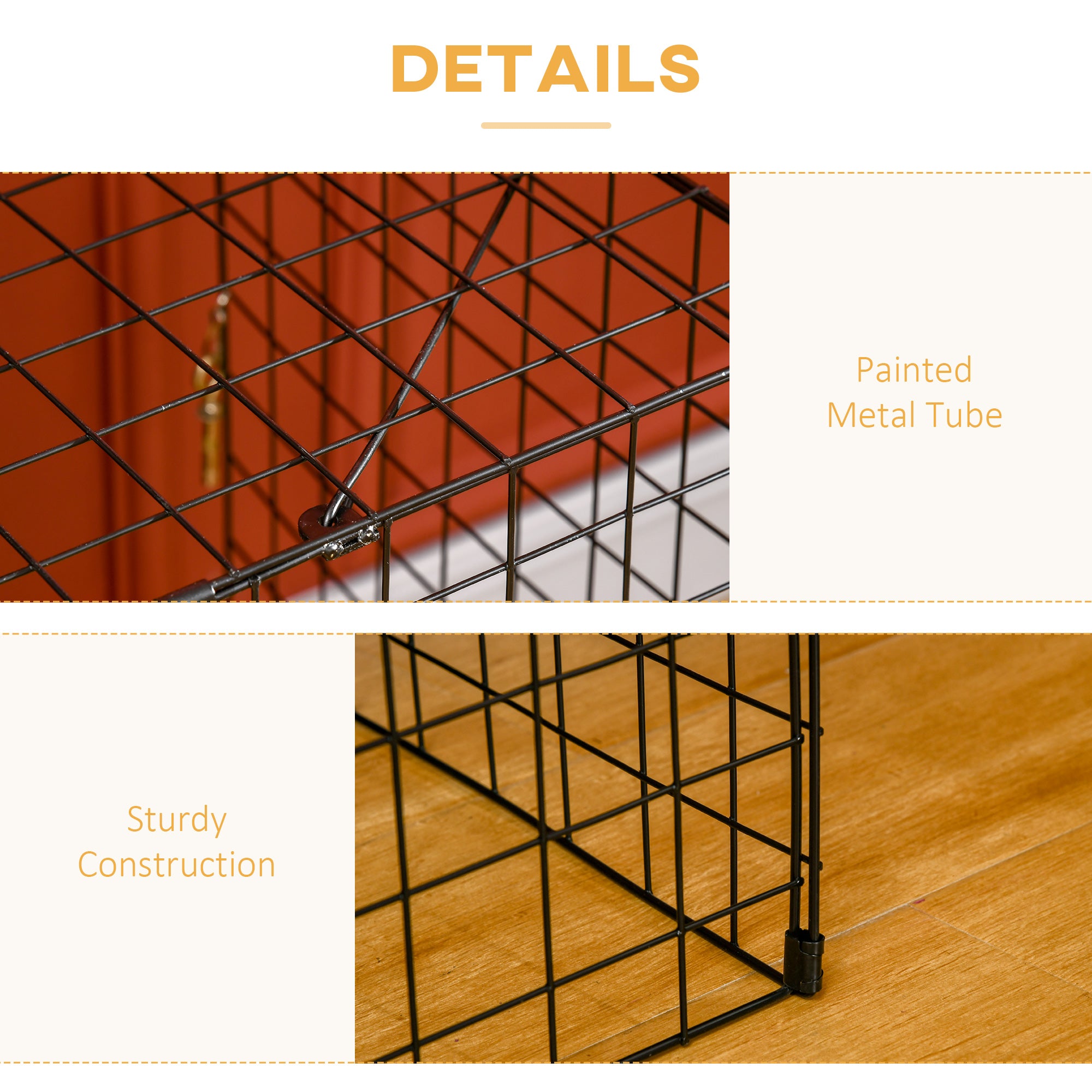 HOMCOM Extendable Fire Guard Screen, Freestanding Fire Screen Spark Guard, Folding Fireplace Cover, Wire Mesh, 81.5-160cm, Black - North Peak Garden Furniture