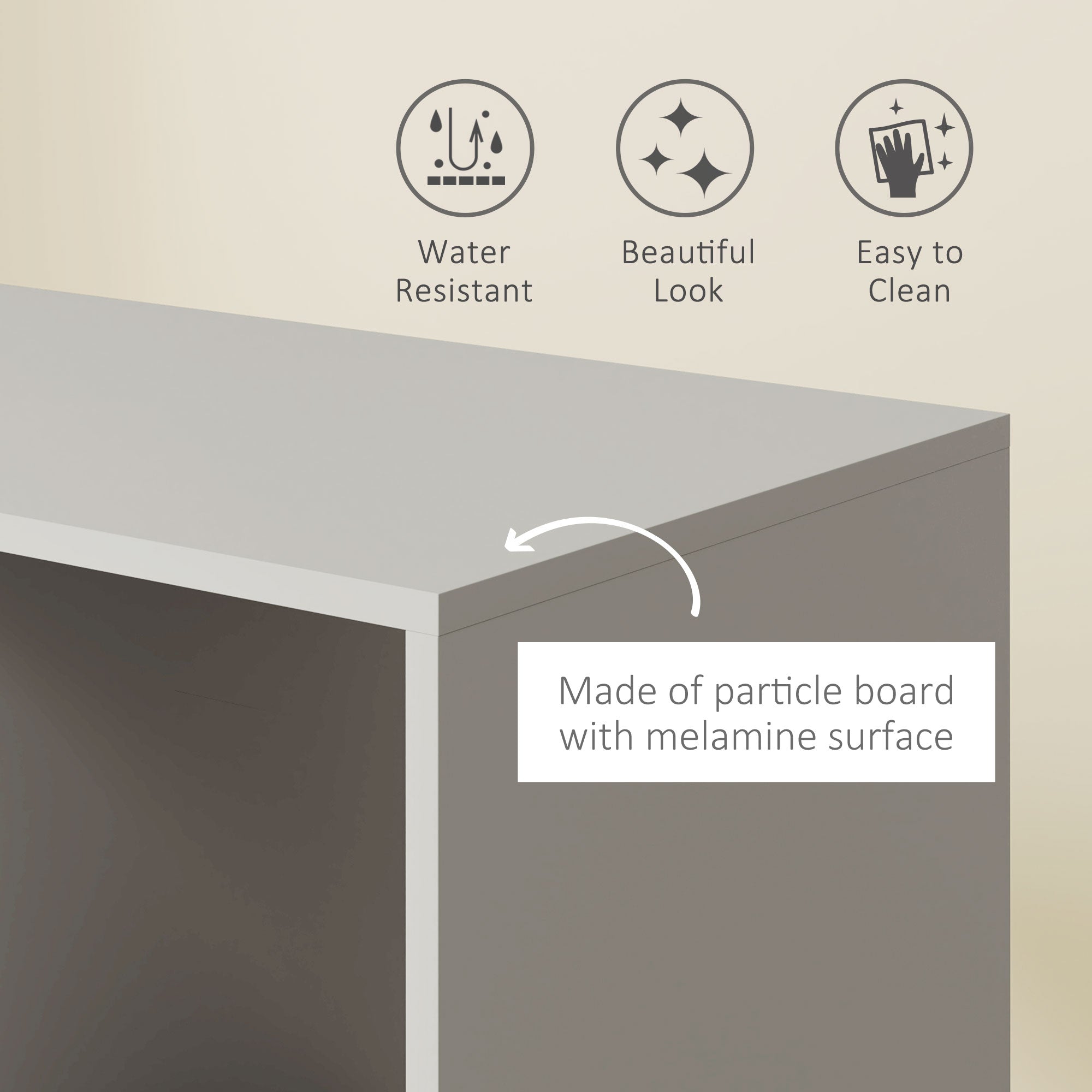 HOMCOM Open Wardrobe for Bedroom, Small Wardrobe on Wheels with Clothes Rail, Storage Shelves, Mobile Garment Rack for Clothes Storage, Cloakroom, Hallway, Grey - North Peak Garden Furniture