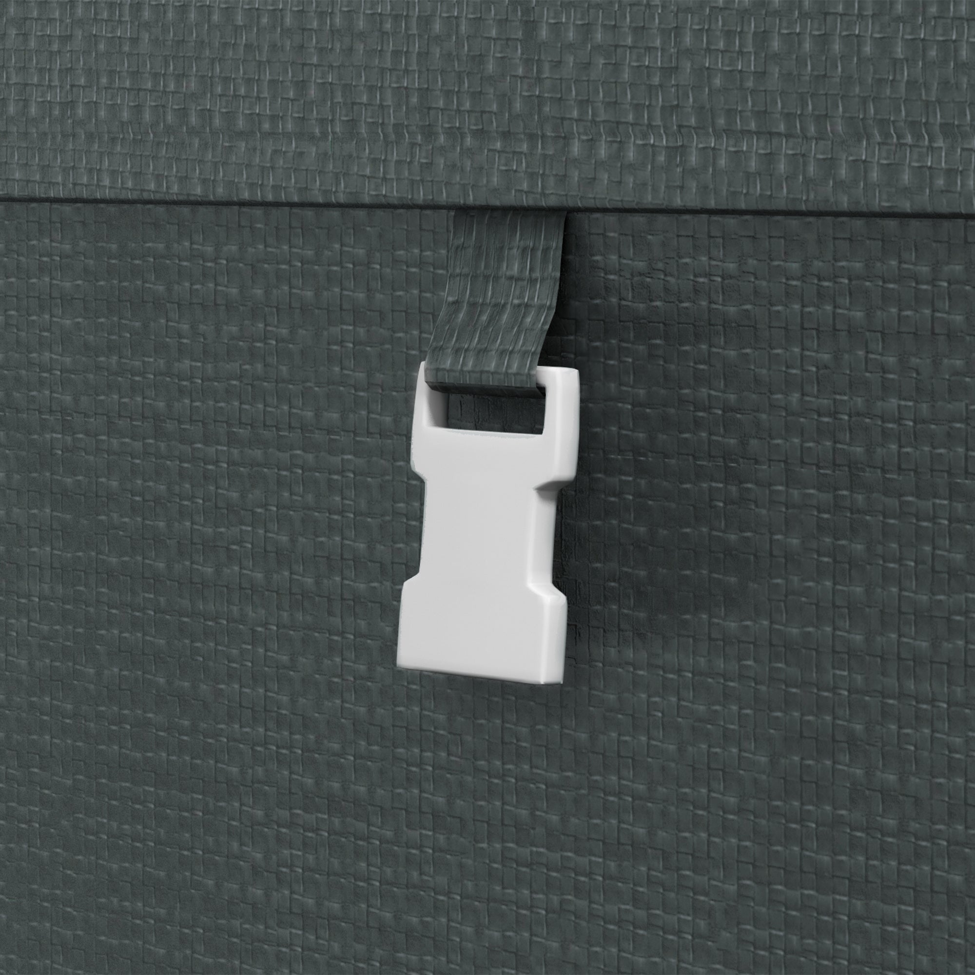 Outsunny 179 x 120cm Temporary Garden Shed, with Accessories - Dark Grey - North Peak Garden Furniture