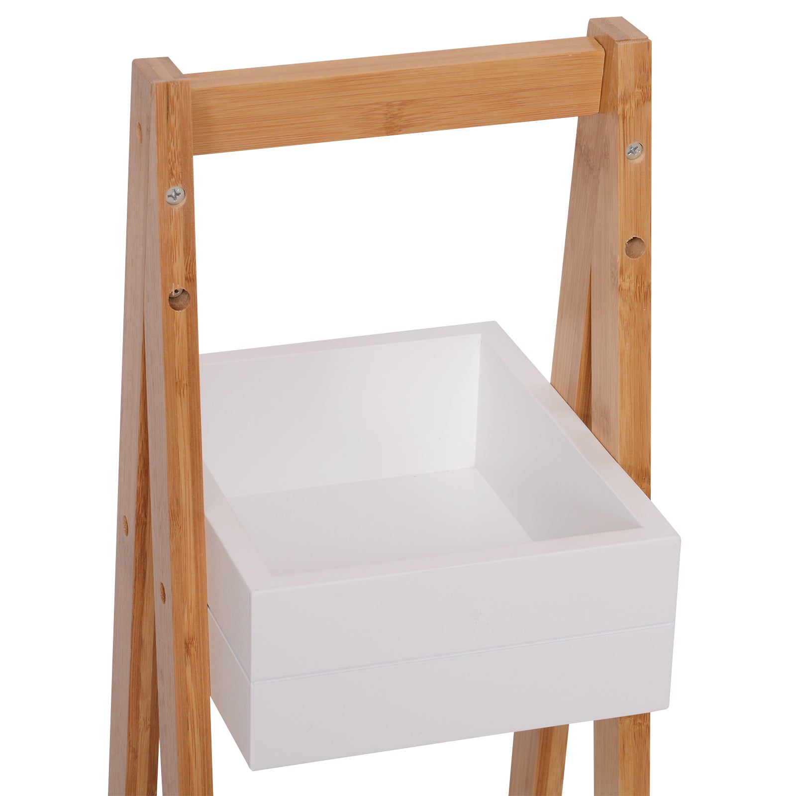 HOMCOM 3 Tier Bathroom Shower Caddy Freestanding Rack Storage Unit Shelf Organiser - North Peak Garden Furniture
