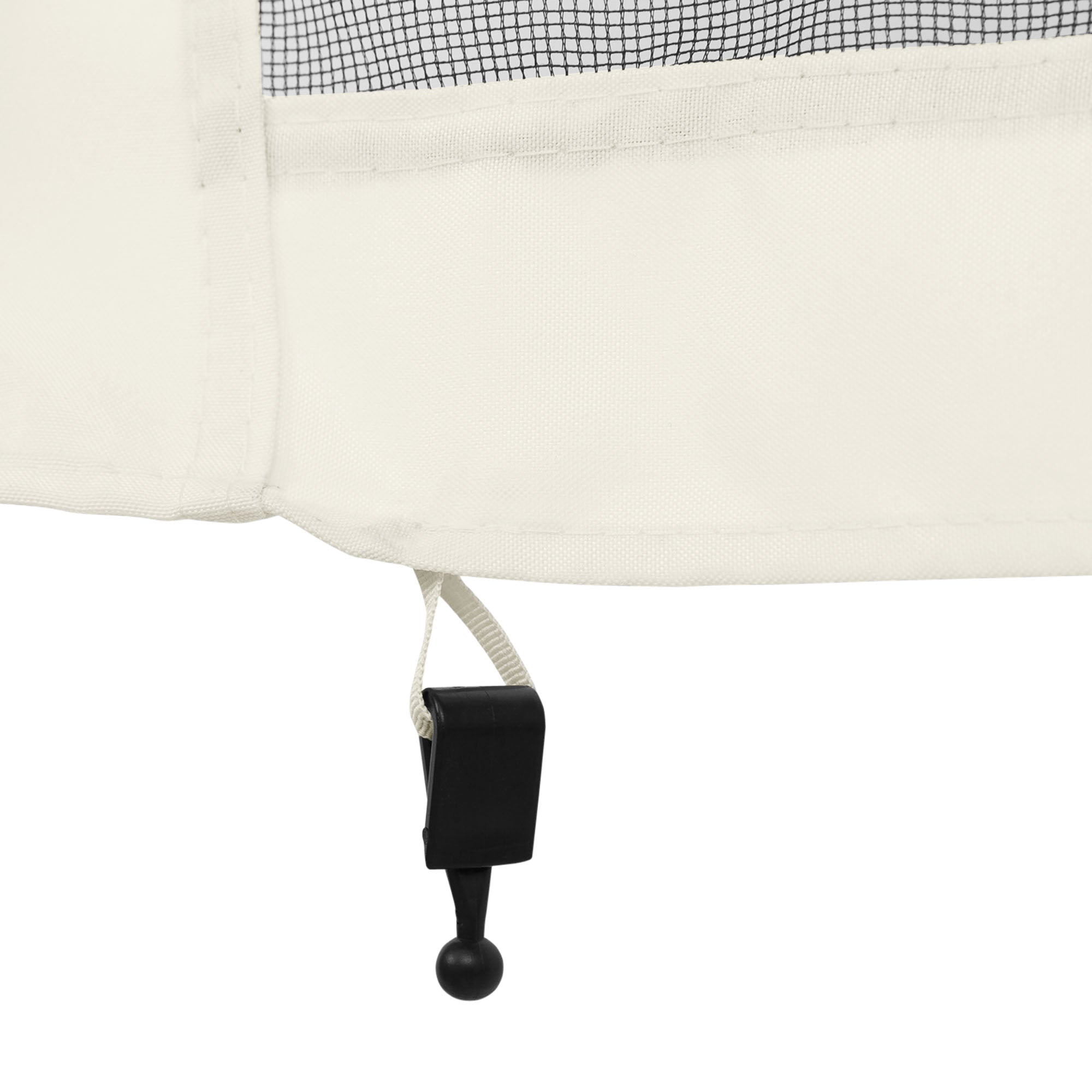 Outsunny 302 x 207cm Universal Replacement Mesh Sidewall Netting for Gazebos and Canopy Tents, (Sidewall Only) White - North Peak Garden Furniture