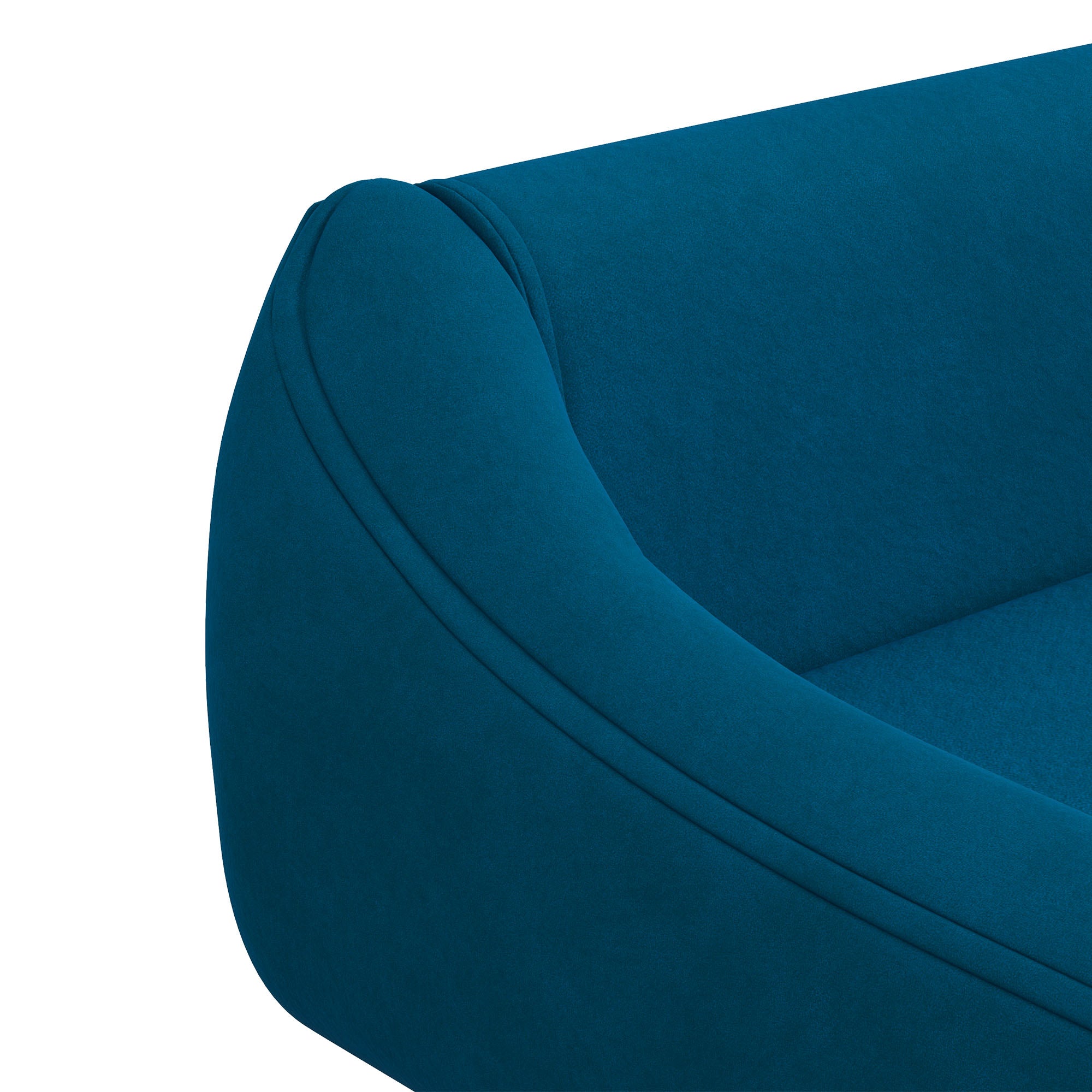 PawHut Dog Couch with Soft Cushion, Pet Sofa Bed with Wooden Frame, Removable Cover, for Medium and Large Dogs, Blue - North Peak Garden Furniture